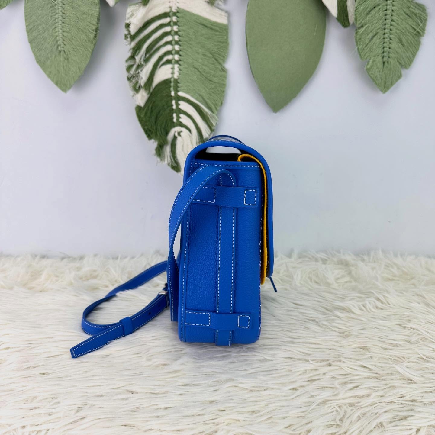 GOYARD🤍PRE OWNED Belvédère 天藍色郵差包 2023年全套有單💙