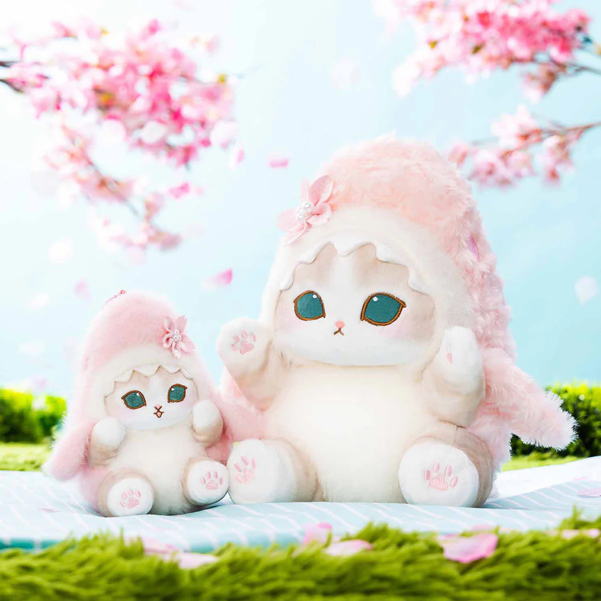 『預訂』mofusand 2026年限定櫻花鯊魚貓毛絨公仔