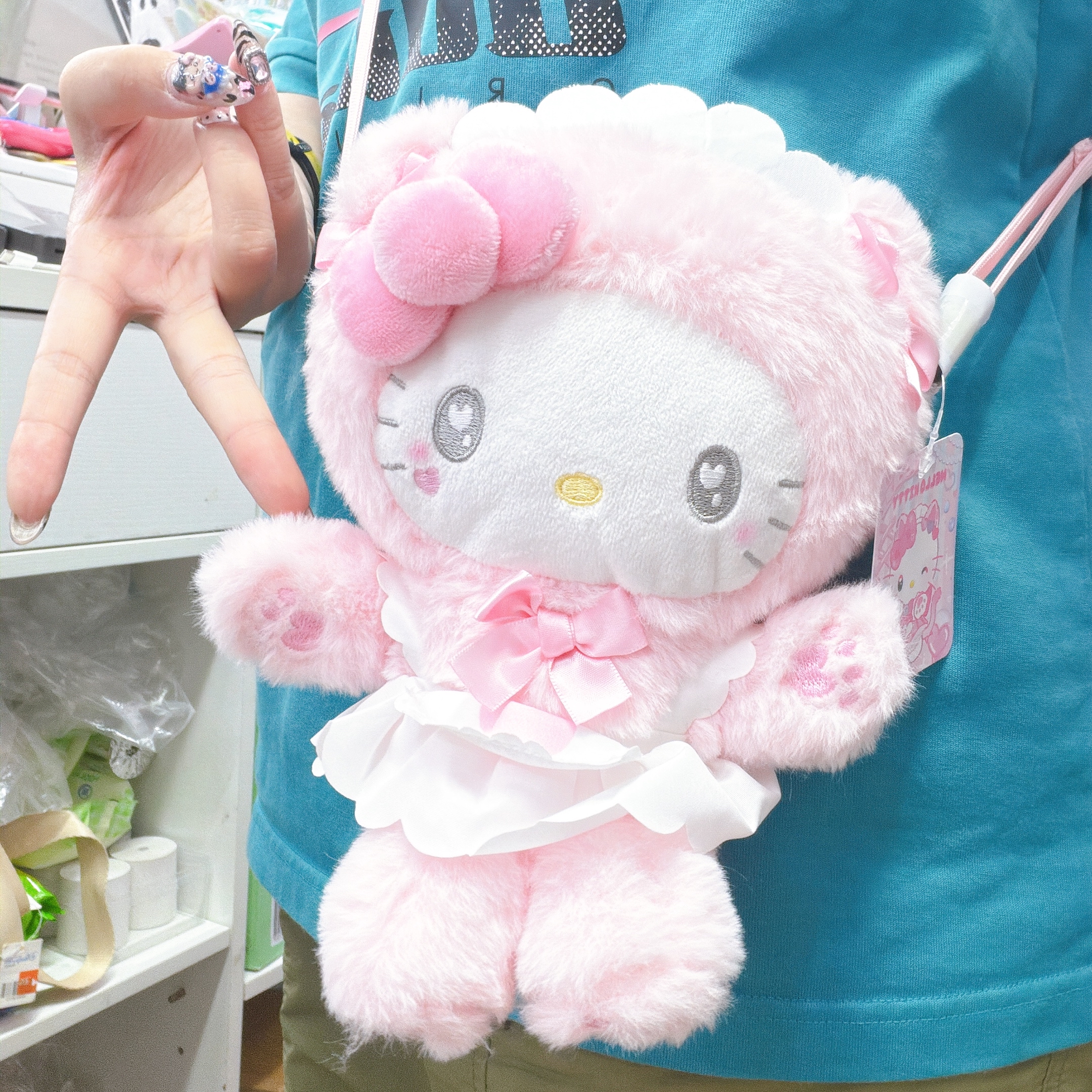 日本直送Hello Kitty公仔斜孭袋