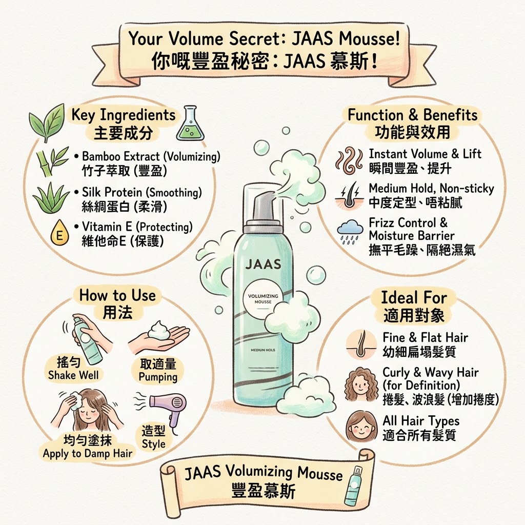 JAAS Volumizing Mousse