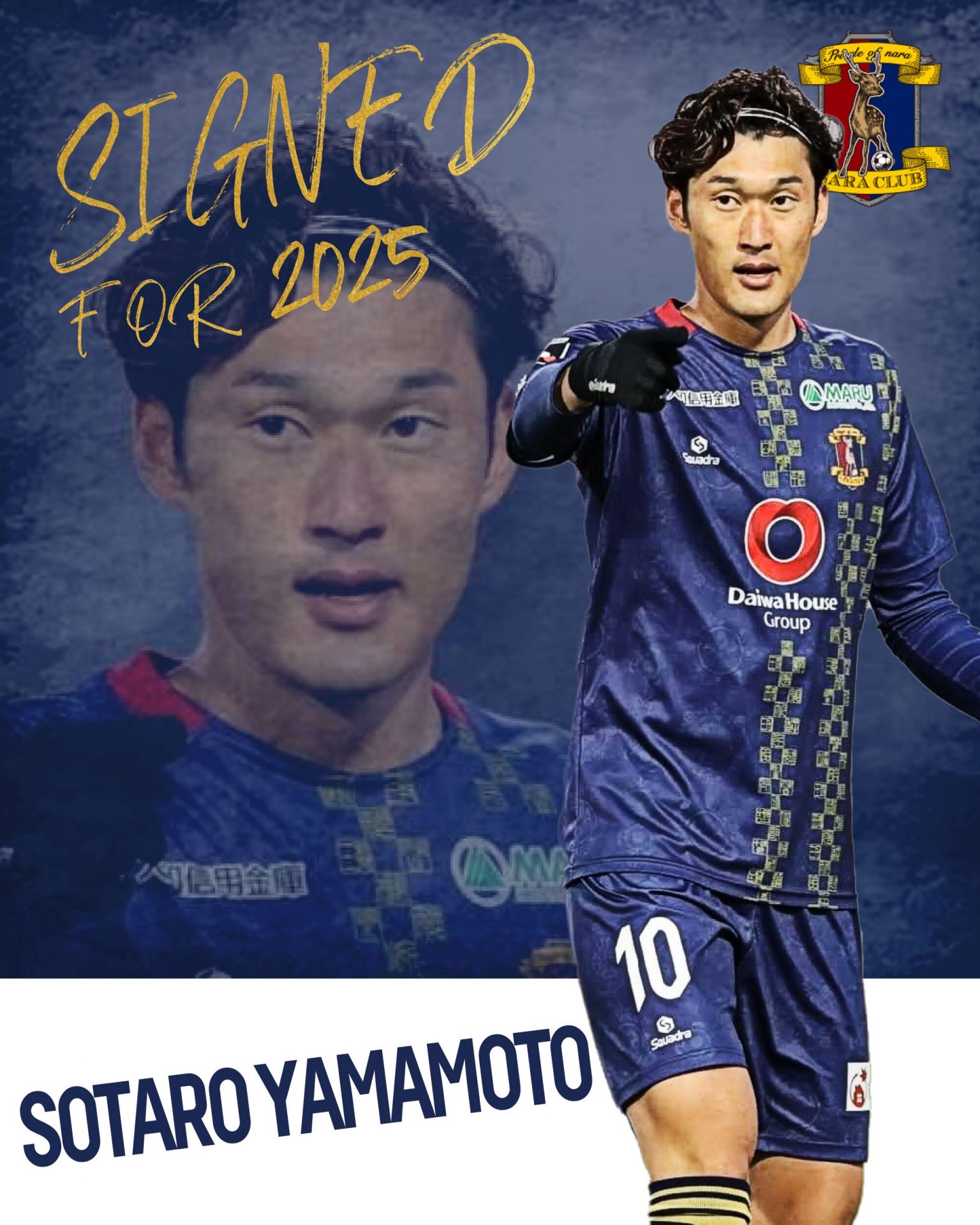 奈良FC Nara FC 2024 home shirt #10 Sotaro