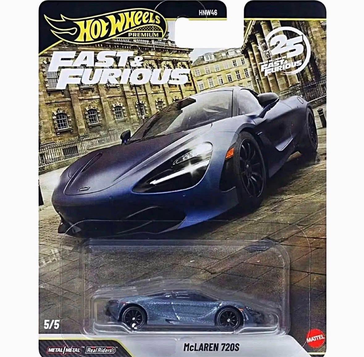 Hot Wheels Premium 2026 – Fast & Furious (Mix R) - Case of 10 PCS (Toyota Supra Chase / Mercedes-Benz SLS AMG / Lexus LFA / Nissan 350 Custom / McLaren 720S)
