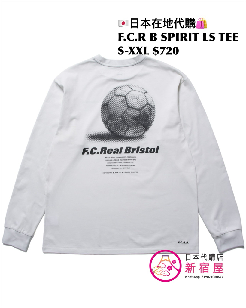 F.C.REAL BRISTOL SPIRIT LS TEE/ SHADOW EMBLEM LS TEE/ 56STARS LS TEE/ ORIGIN POCKET LS TEE