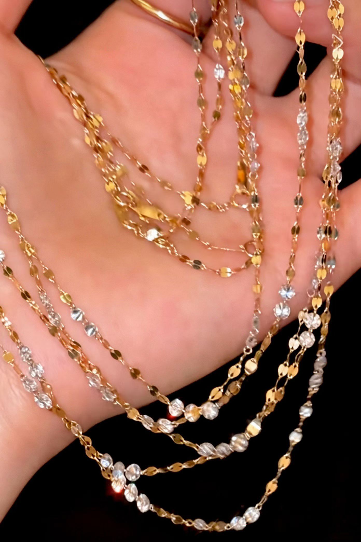 18K培育鑽石項鍊