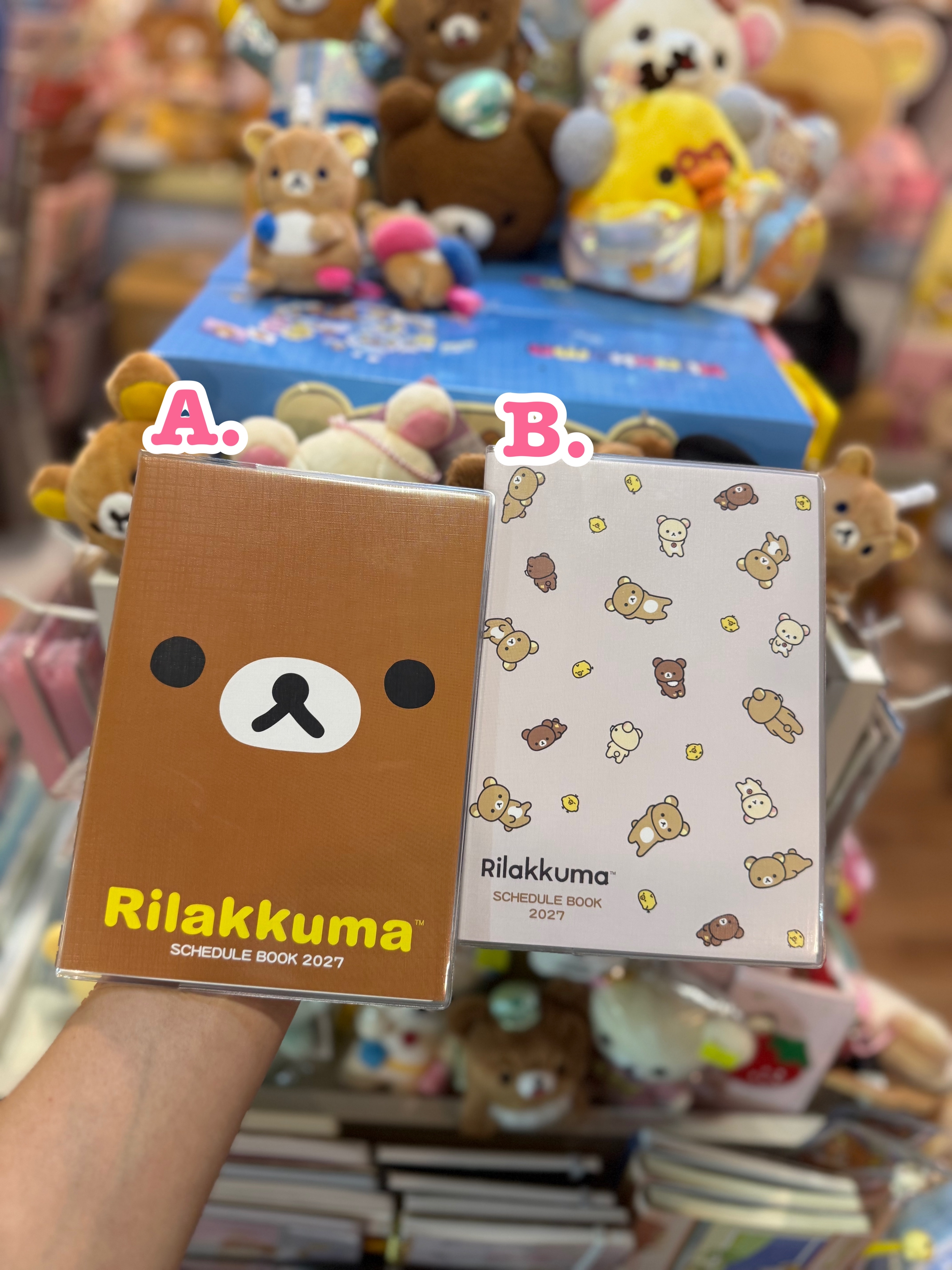 《現貨》全新Rilakkuma 2027年日版schedule B6 size