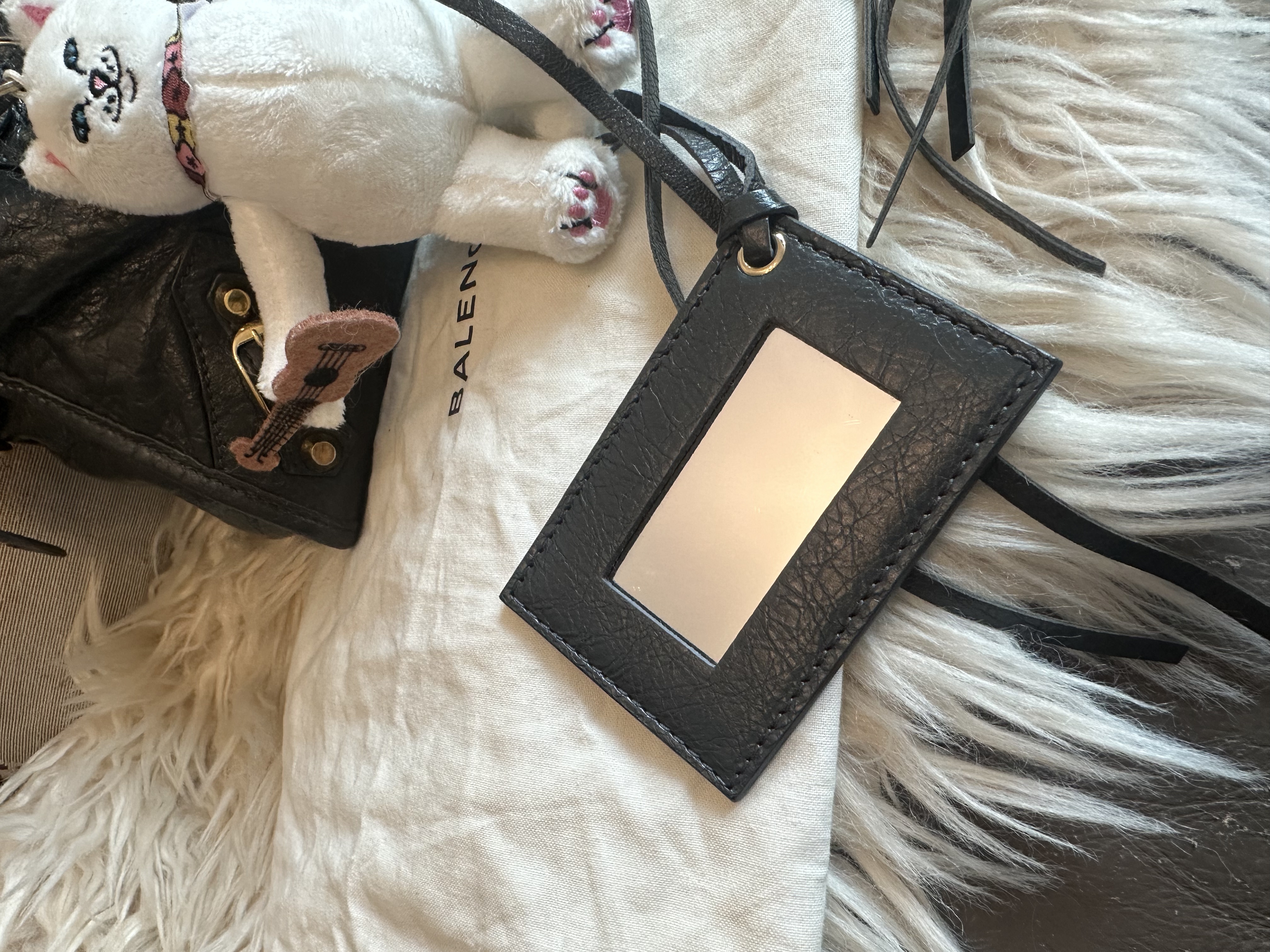 balenciaga dark grey city ghw 