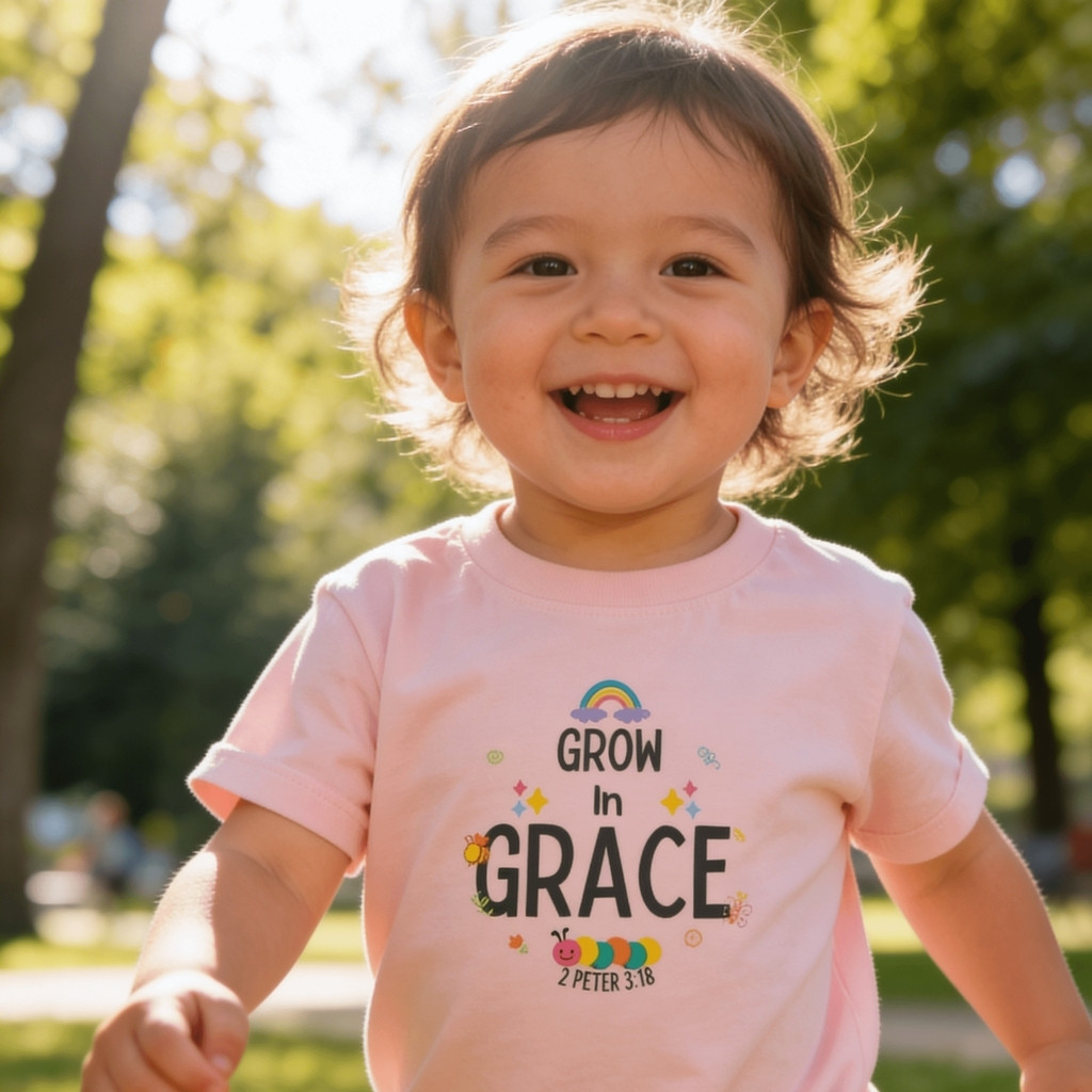 Grow in Grace純棉短袖T恤