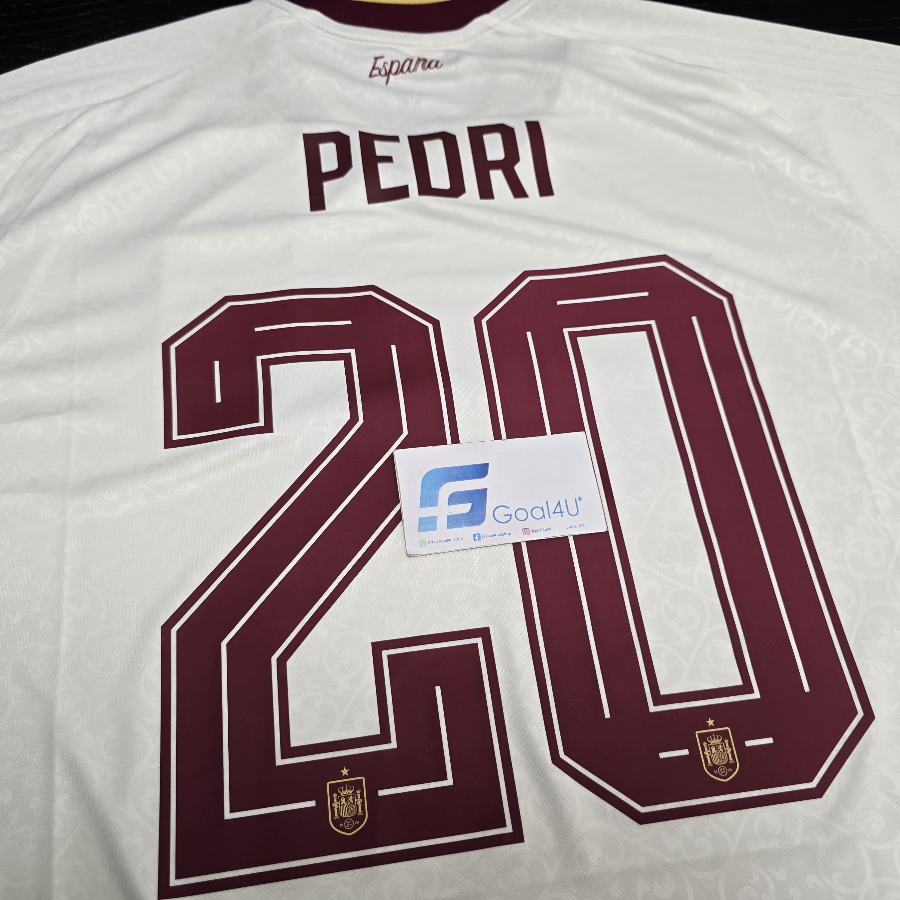 📖交織文學與足球 Adidas Spain 西班牙 2025-26 作客球迷版球衣 (可加印字章) JN4397