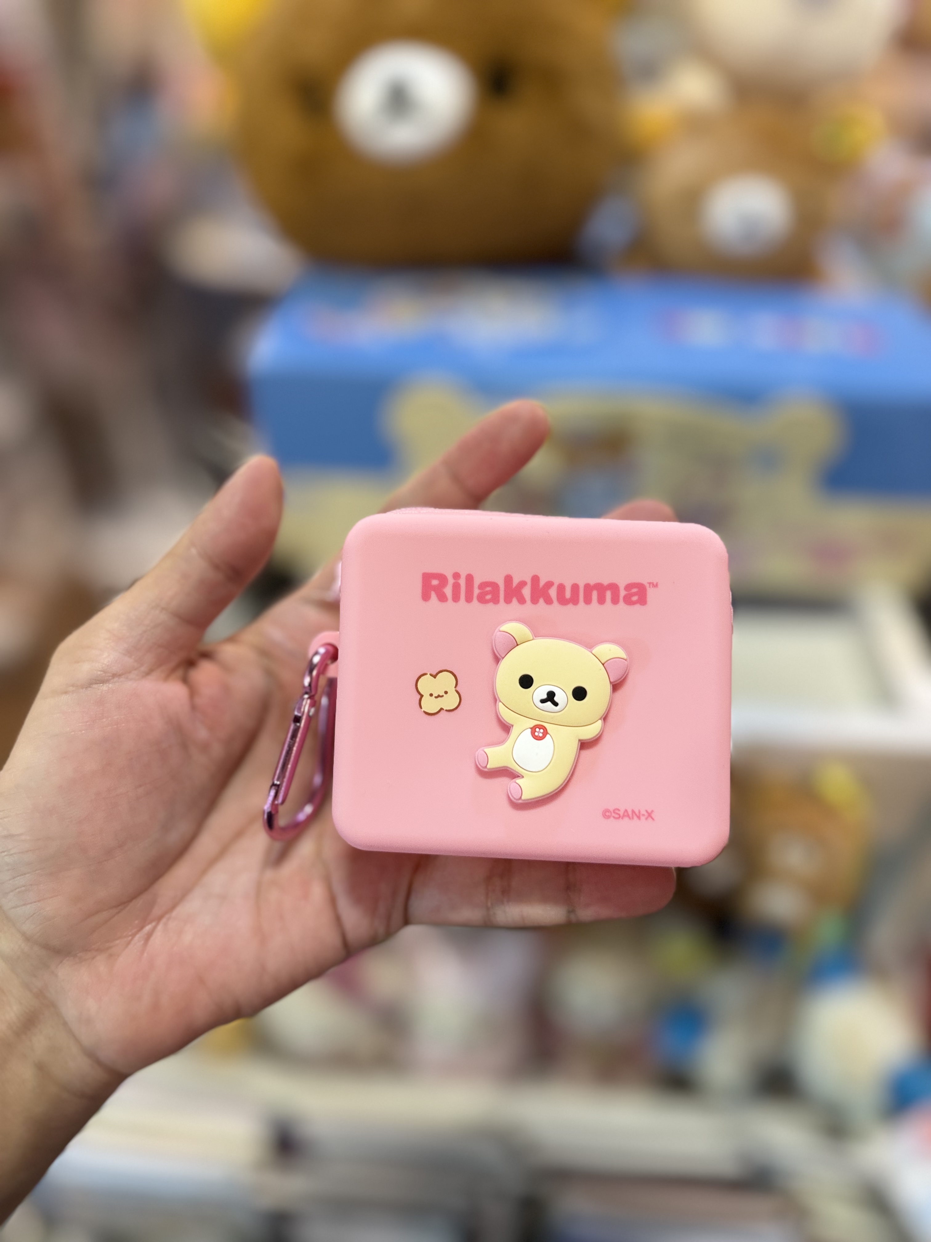 《現貨》全新rilakkuma 矽膠制小物袋