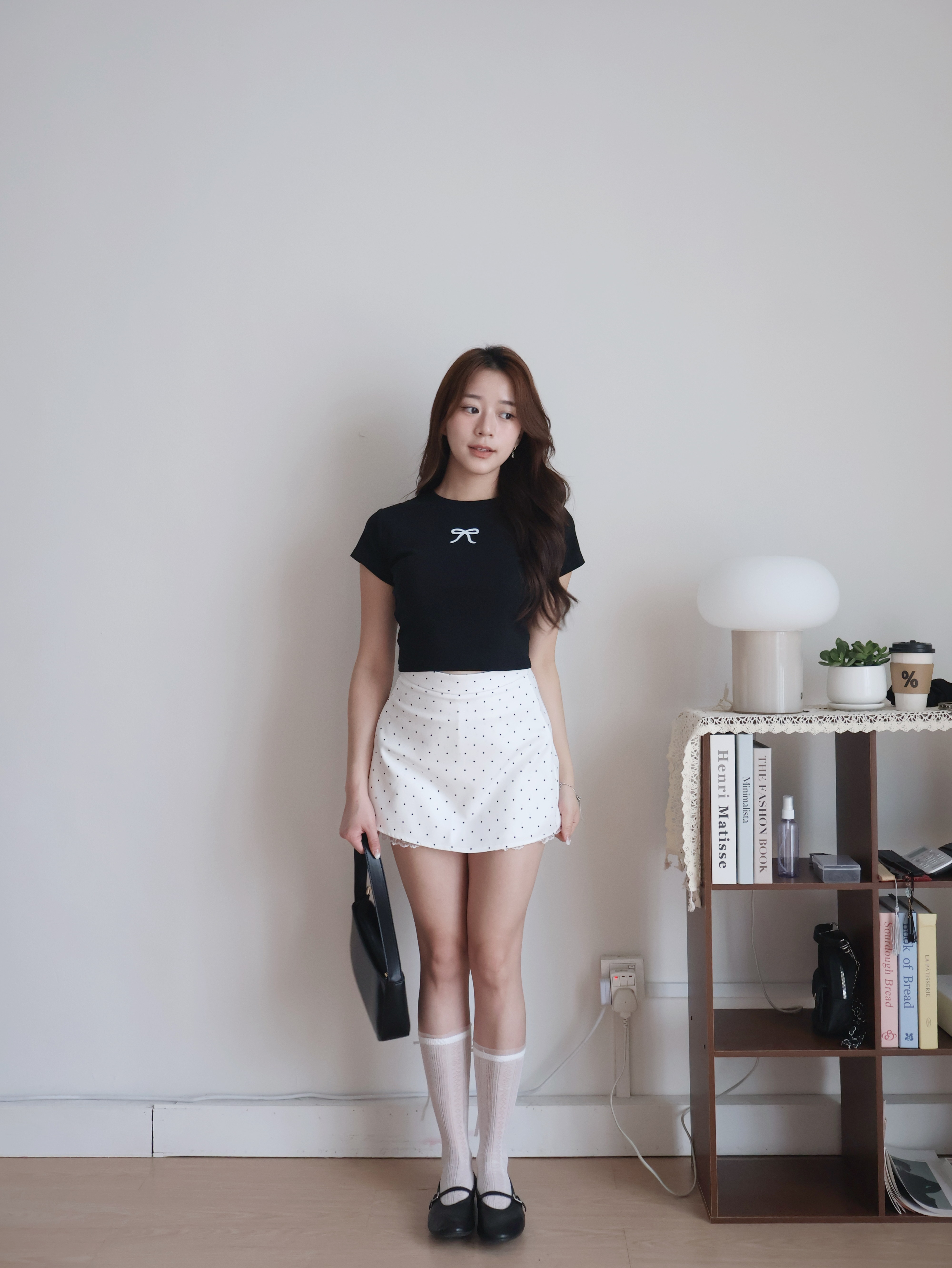 Evie Pokal Skirt | White