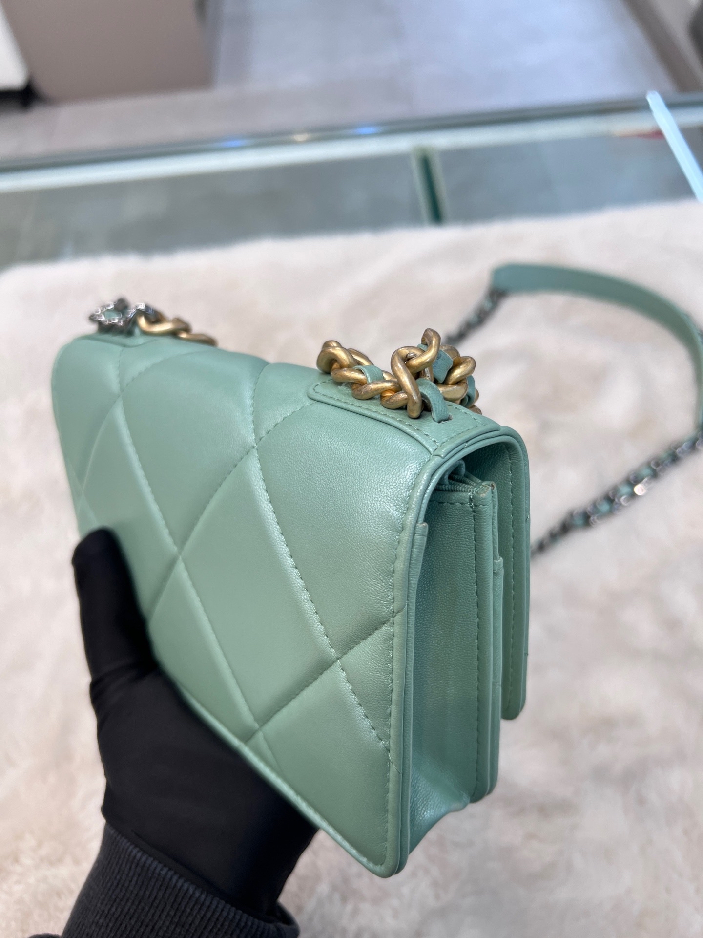 【預訂貨品】芯片款🪪 Chanel薄荷綠woc