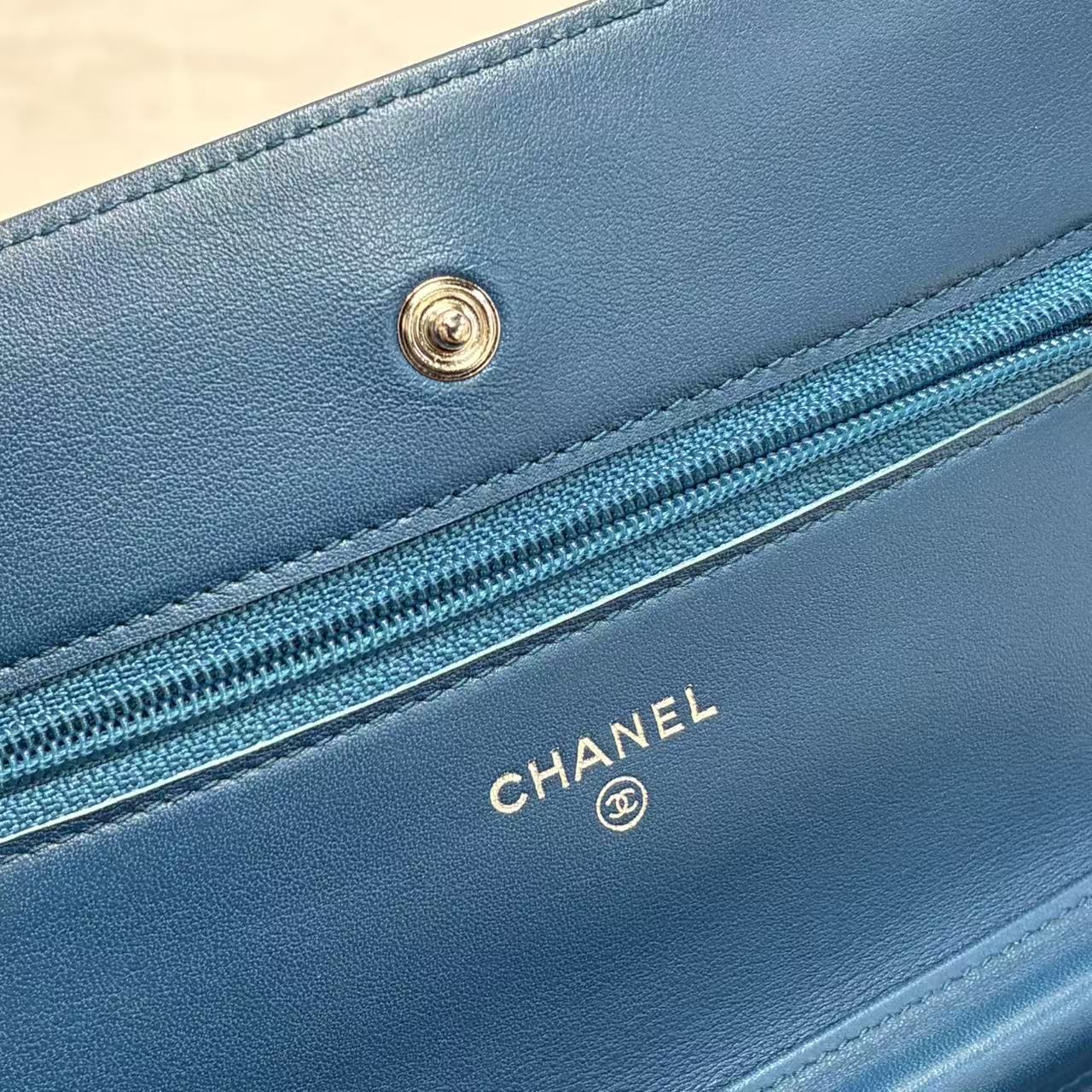 Chanel WOC 孔雀藍🩵