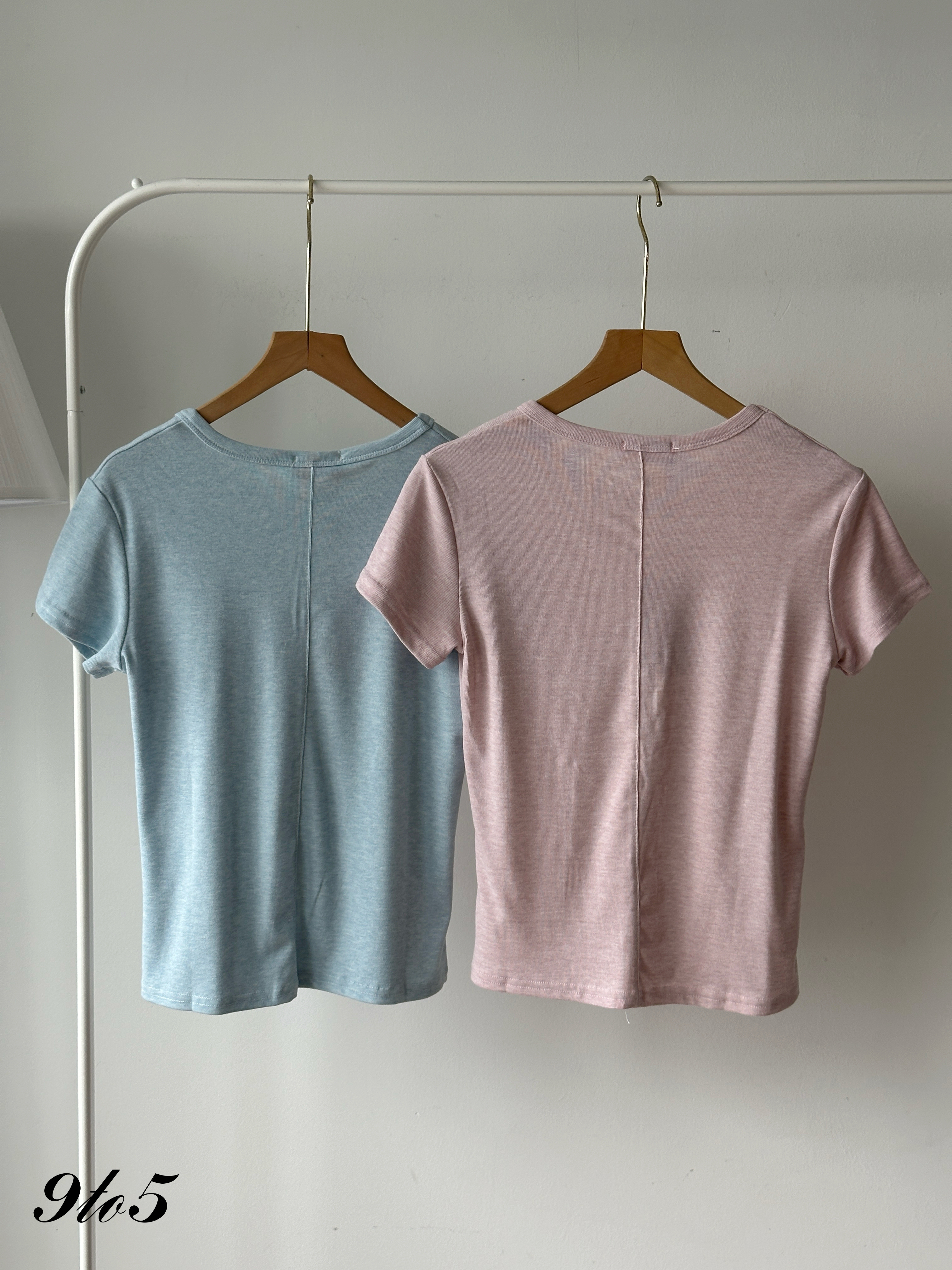 T4291 Short Sleeve Casual Tee - 6 Colors 