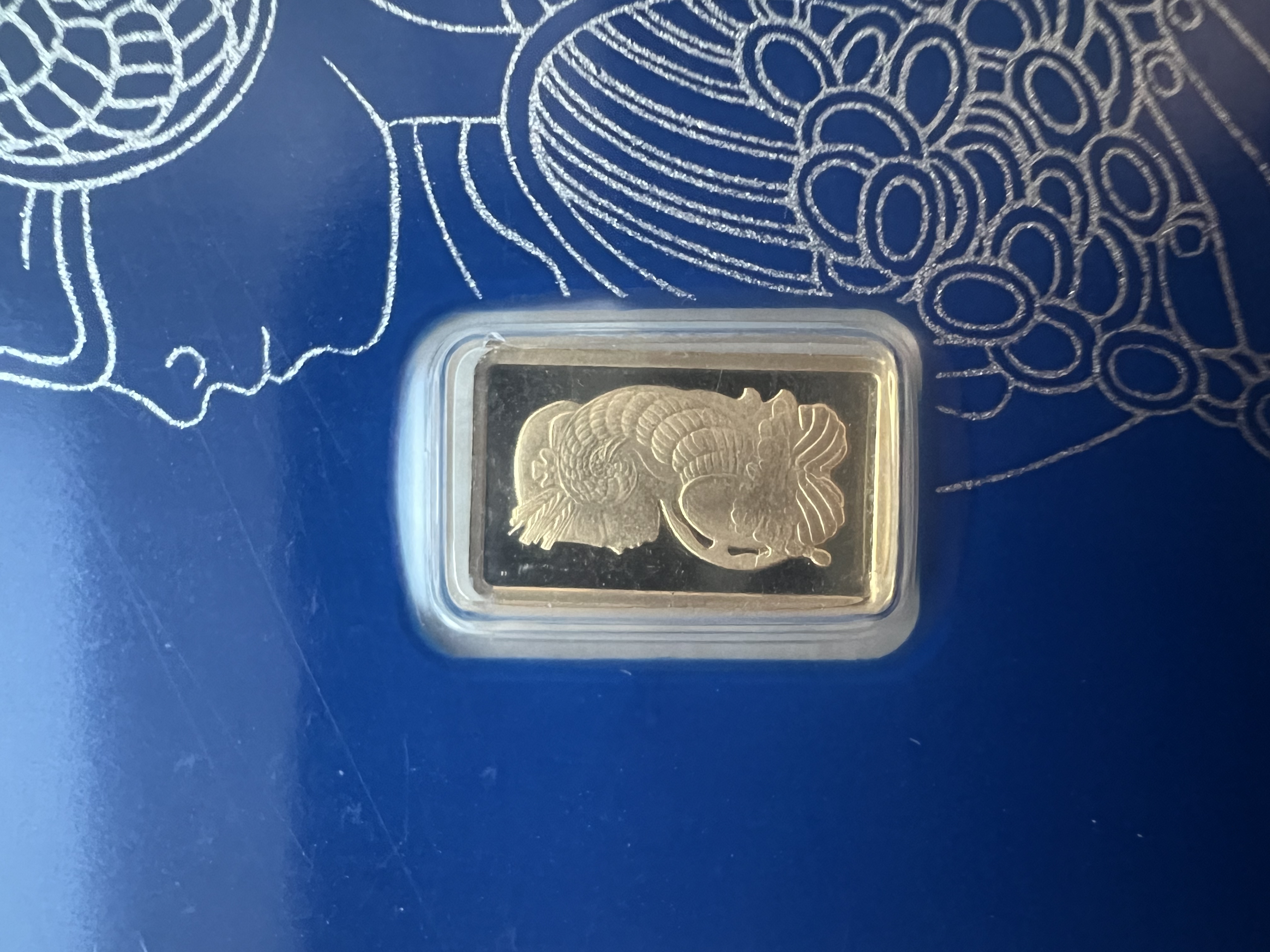 (Nice SN:909099) PAMP Fortuna 1g 🇨🇭Swiss Fine Gold Bar Emas 999.9