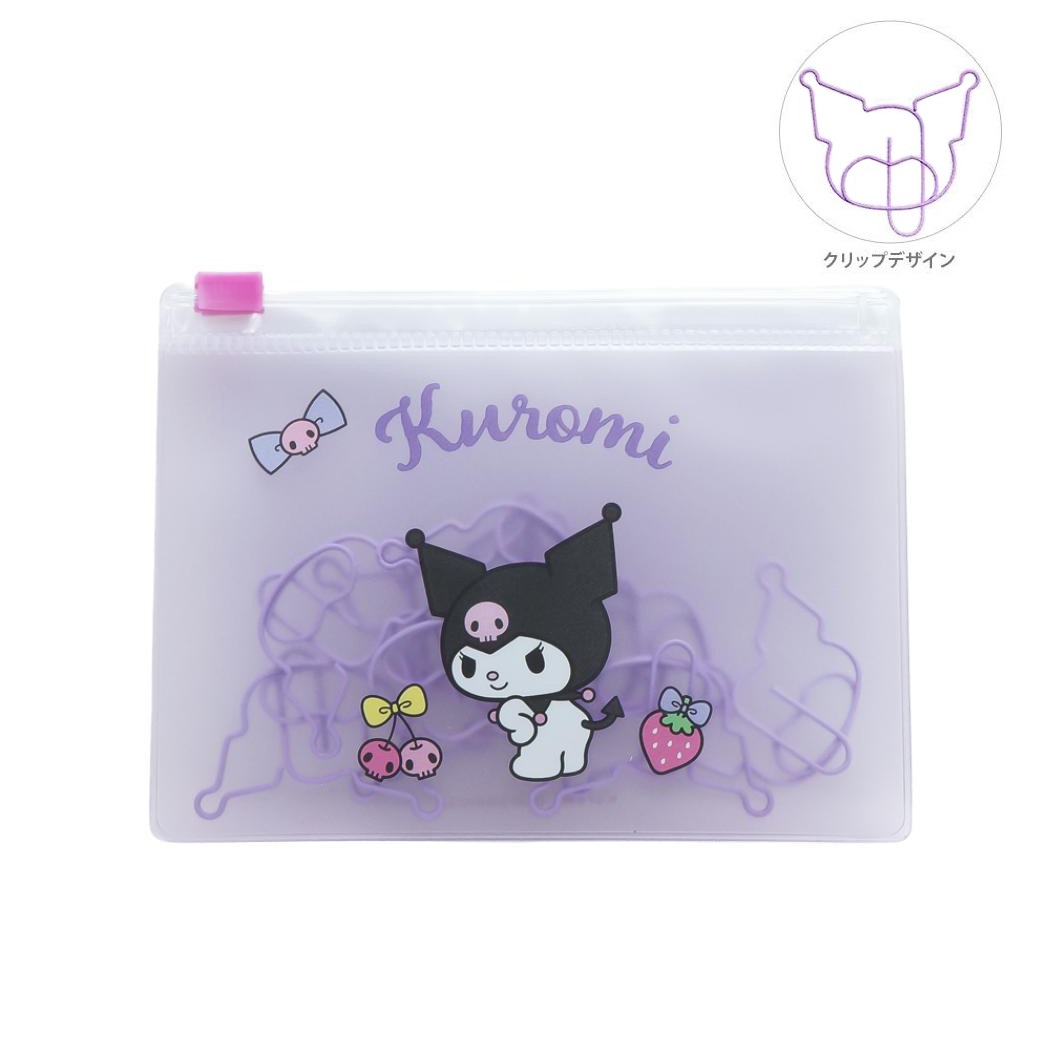 現貨｜Sanrio Kuromi 日版 萬子夾 + 收納袋 套裝 (KU-84152) 