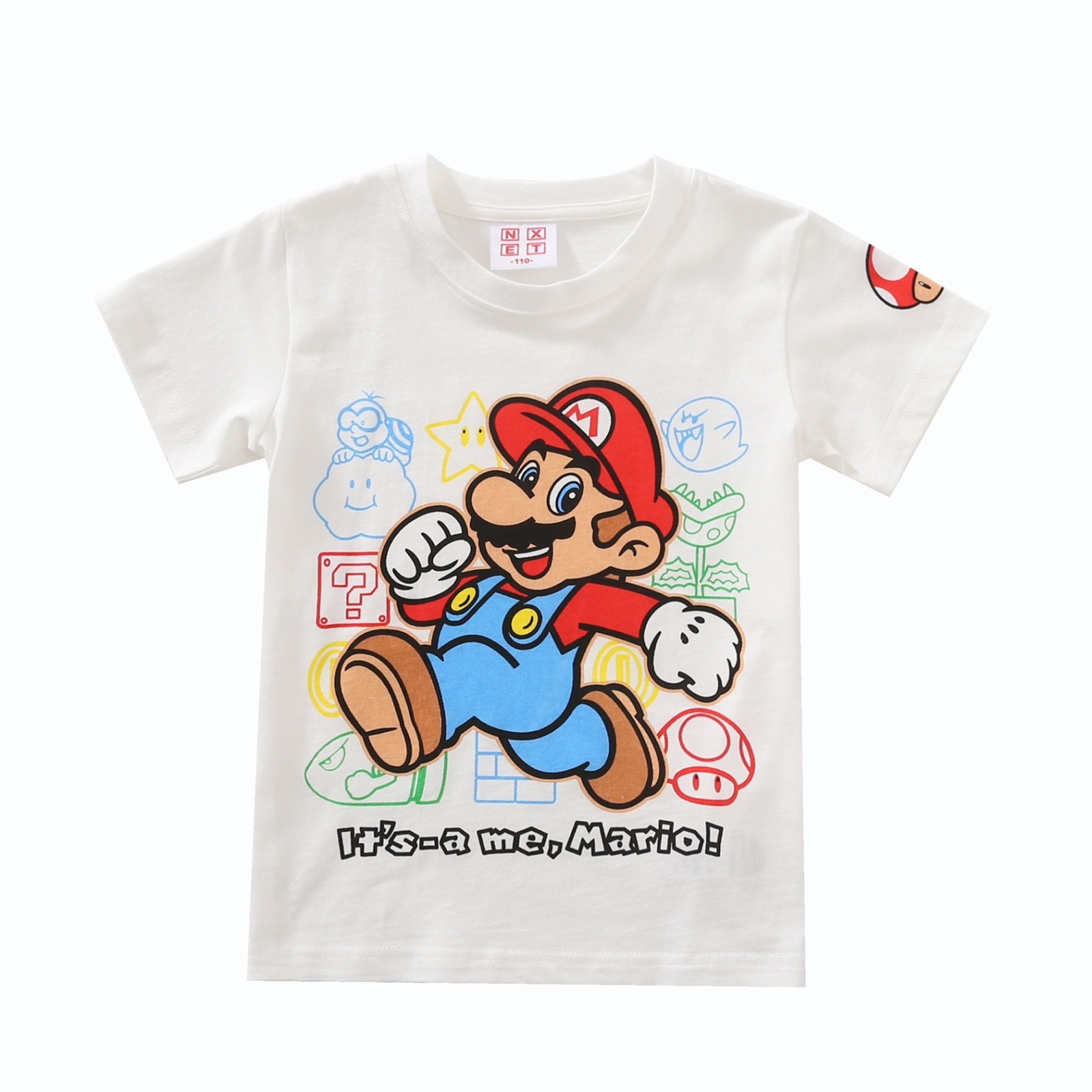 日系純棉Mario短袖T恤 -1件- 現貨