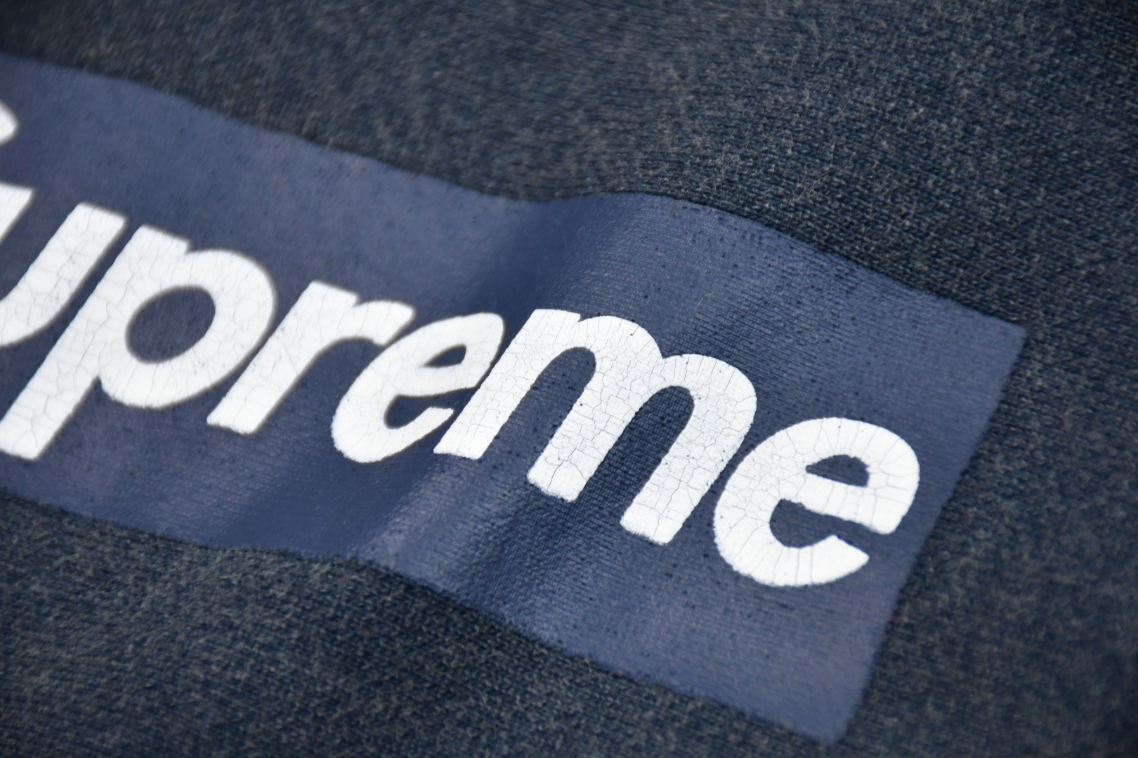 Supreme Washed Box Logo Crewneck