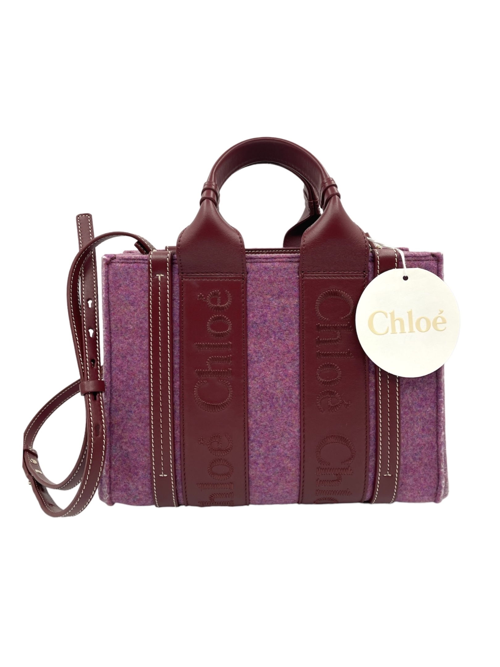 Pre-owned Chloé mini Woody tote bag