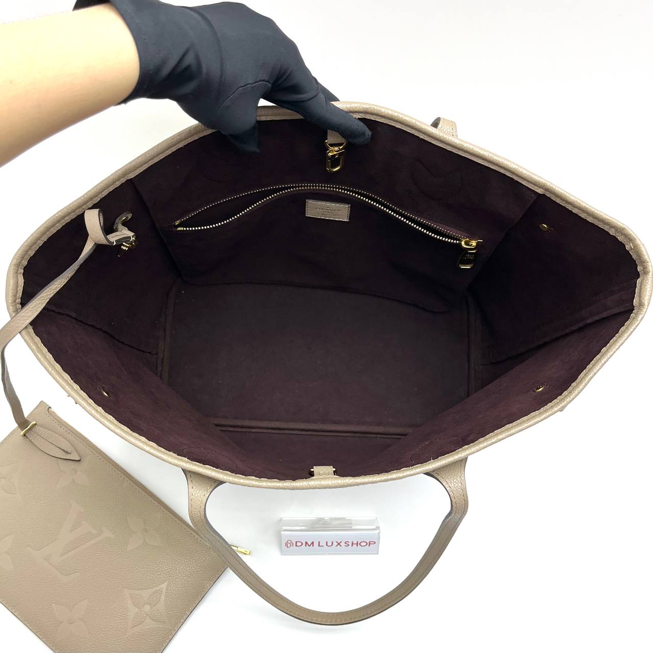 LV Empreinte Leather Neverfull MM GHW