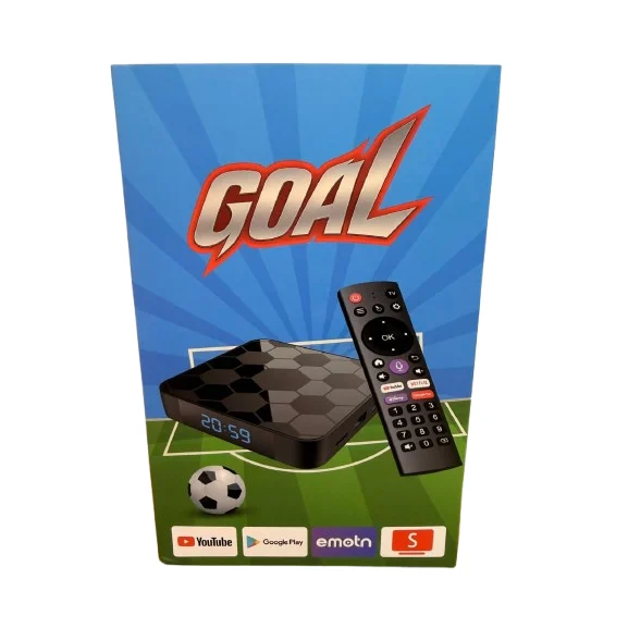 [原裝行貨一年保養] Goal Box 網絡電視盒子行貨 GOAL Network TV Box - Low Latency Live Sports, 4K Movies & WhatsApp Support