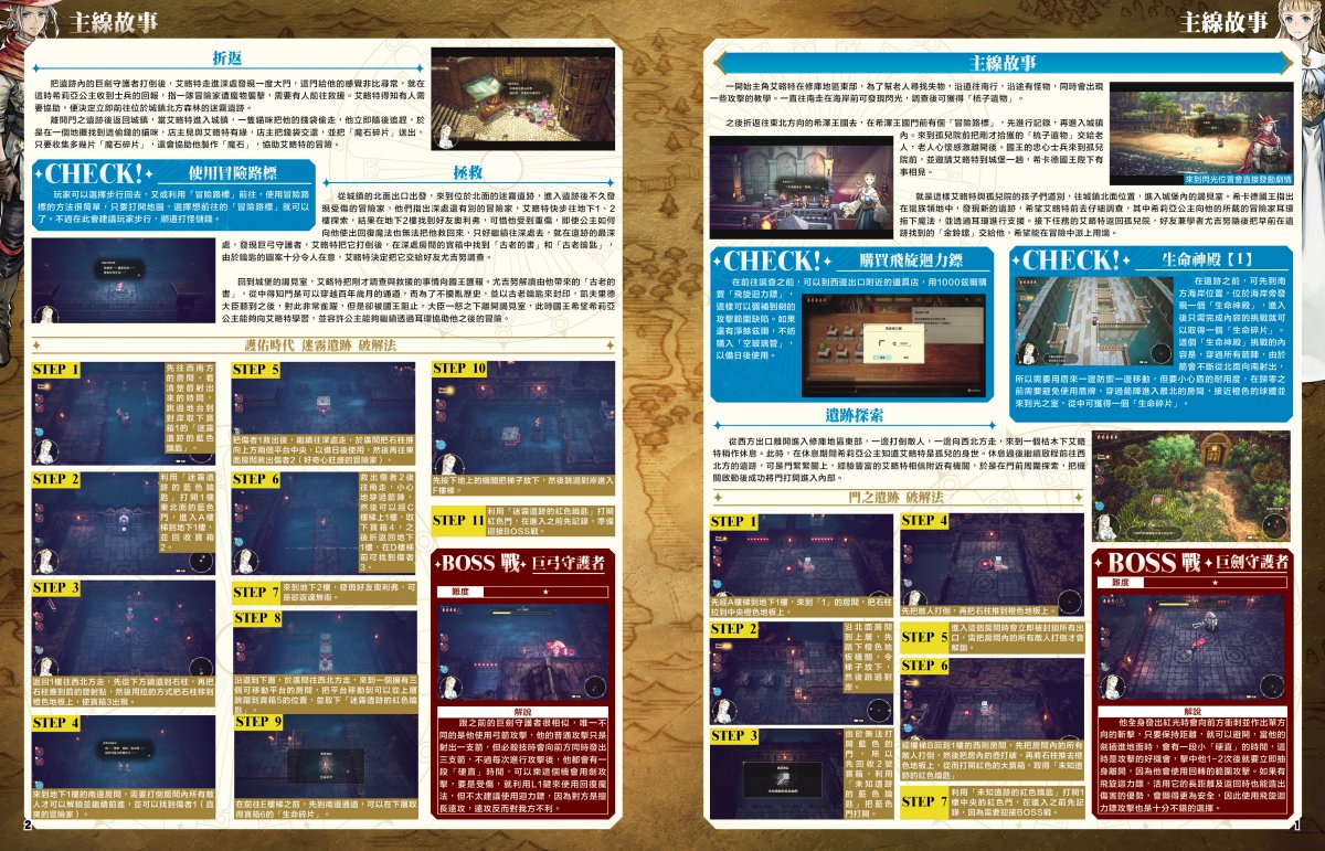 【 接受預訂 17/7 】 冒險家艾略特的千年奇譚全地圖收集白金攻略