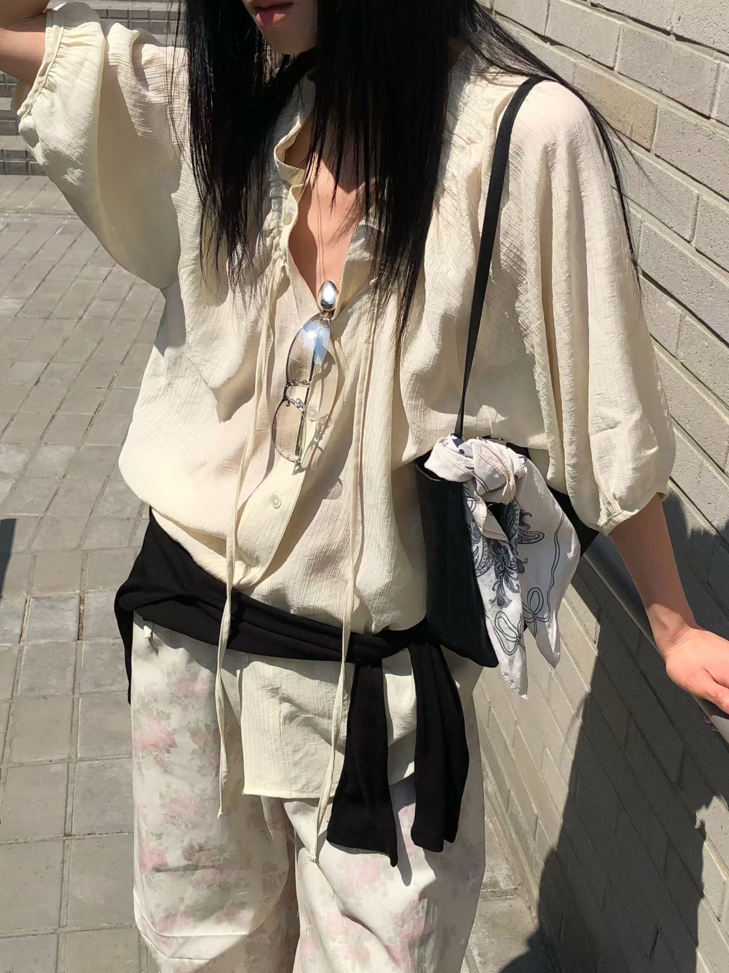 221331 摺邊領短袖恤
