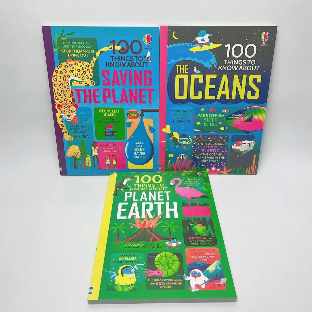 Usborne 100 Things To Know About 100大發現系列百科 兒童科普繪本｜9 books