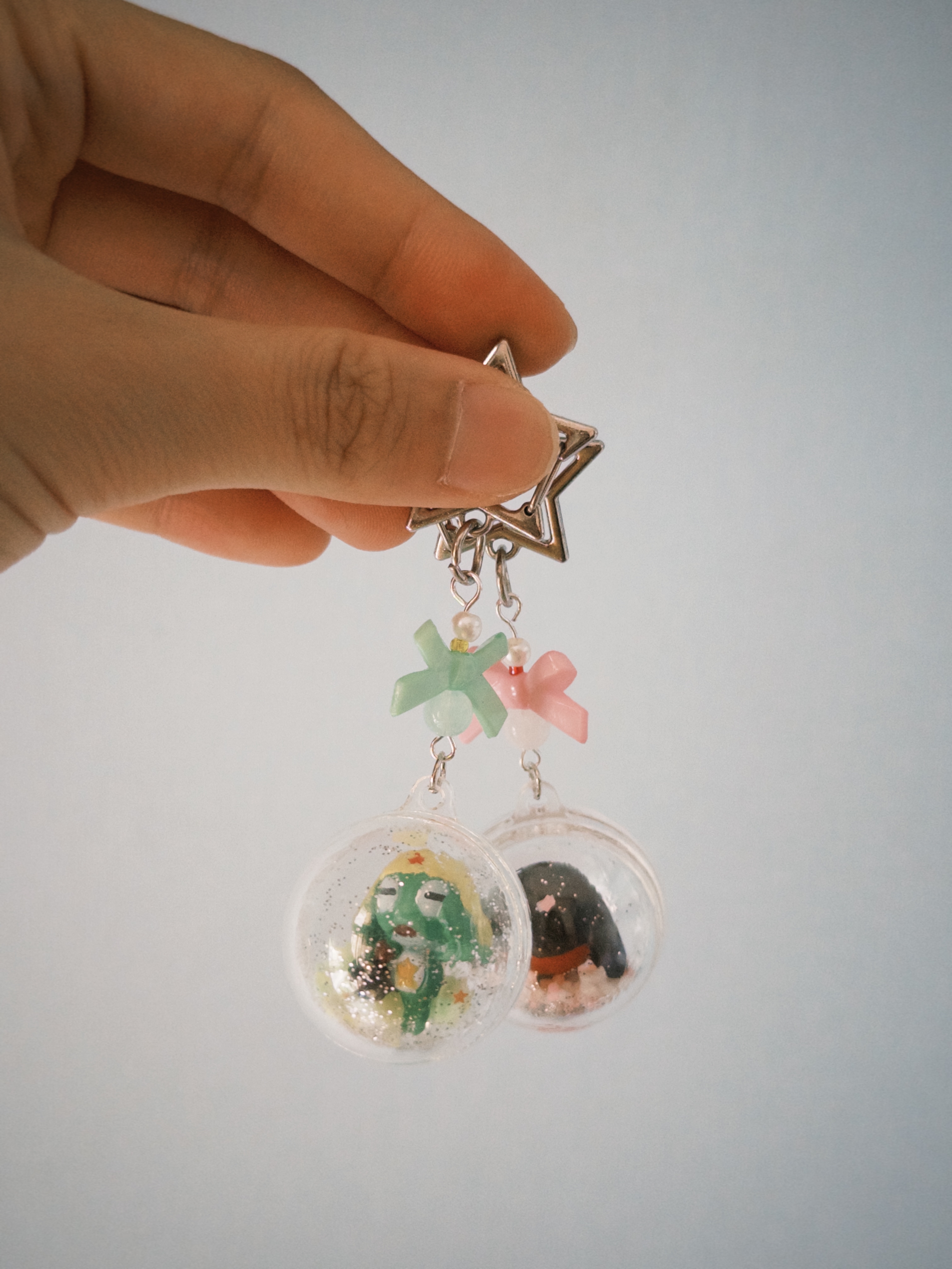中古Keroro/Giroro 被困泡泡中 夜光手工掛件
