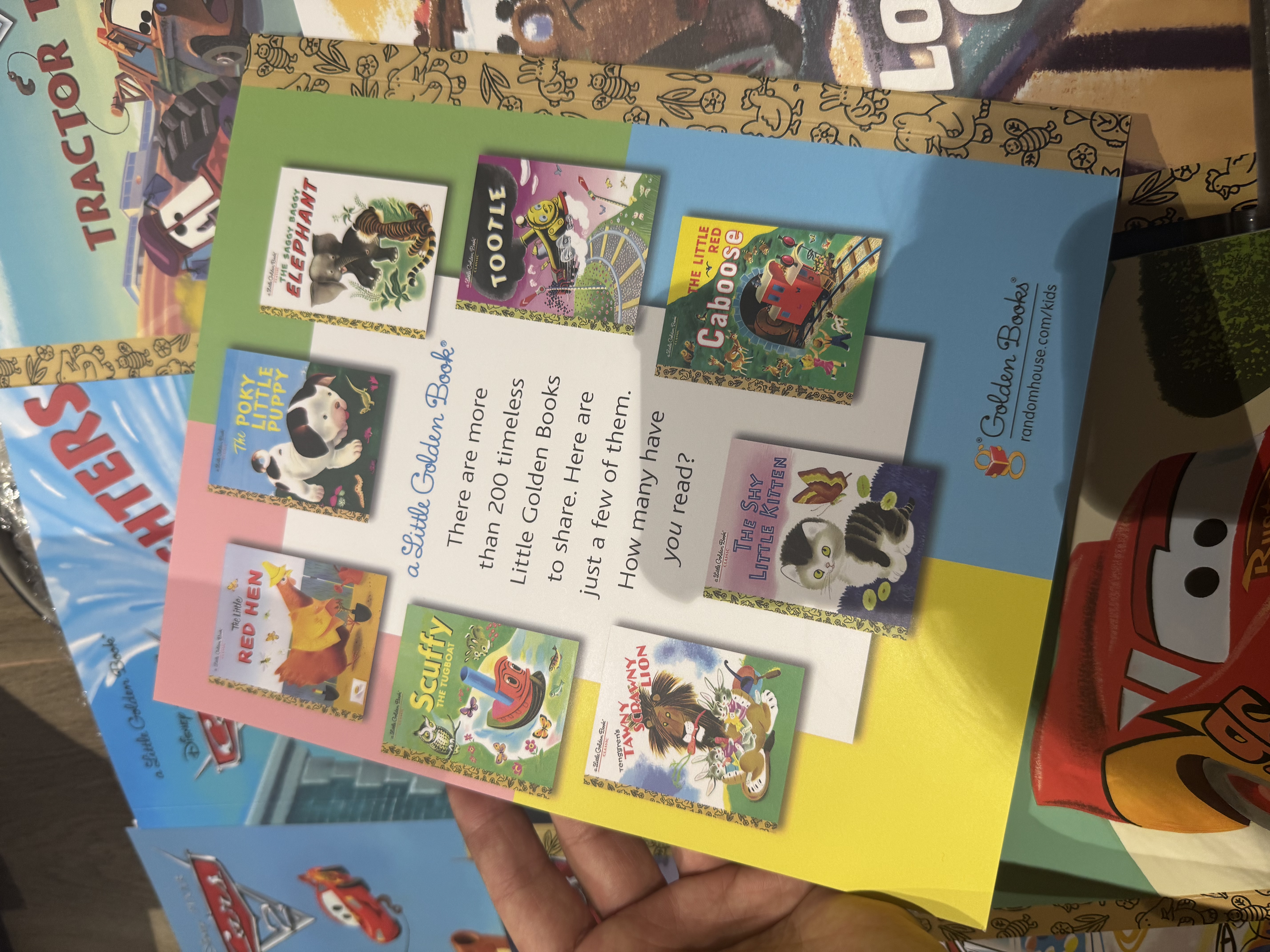 Disneyland a little golden book. The world of Car賽車總動員9冊