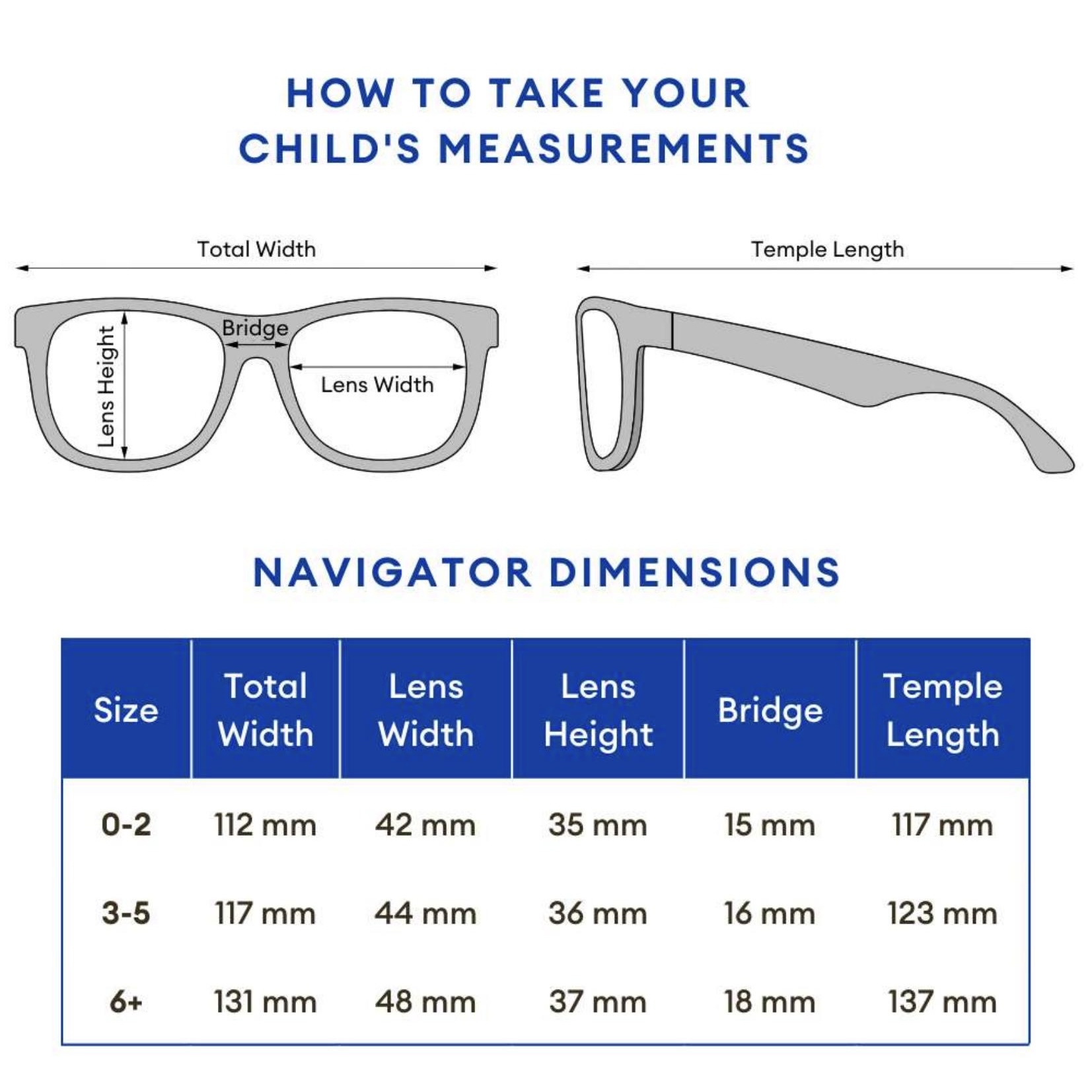 Baby Blue with Amber Lens Navigator Baby & Kids Sunglasses