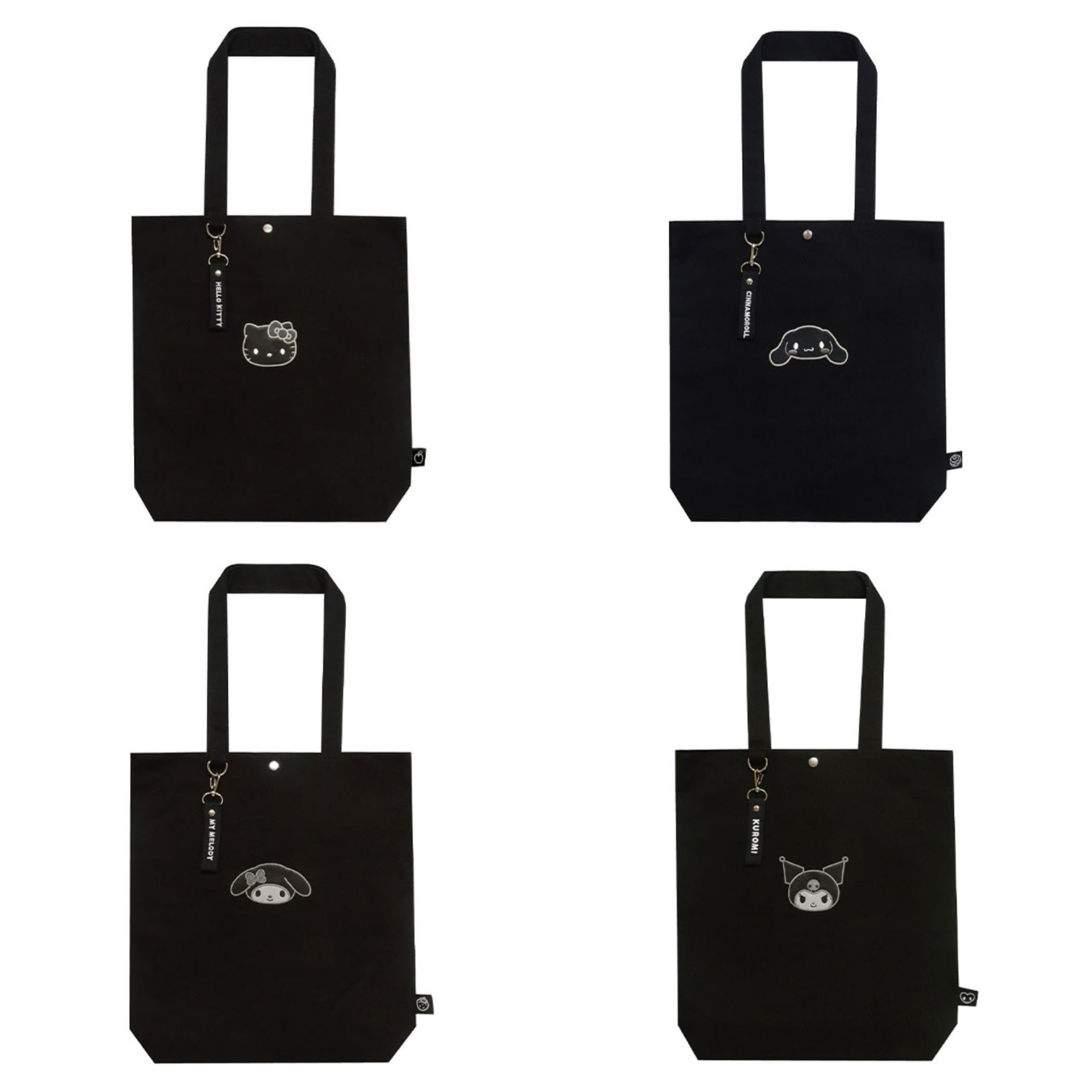 日本預訂📍日本Sanrio黑色風格系列 - Tote Bag 2026年5月中下旬出貨