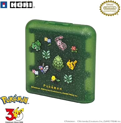 【預售 9月】SW2 HORI 遊戲卡收納盒 (24枚) [寶可夢像素風綠] / Card Case (24pcs)[Pokemon Pixel Art Green] NSX-187  PO0973