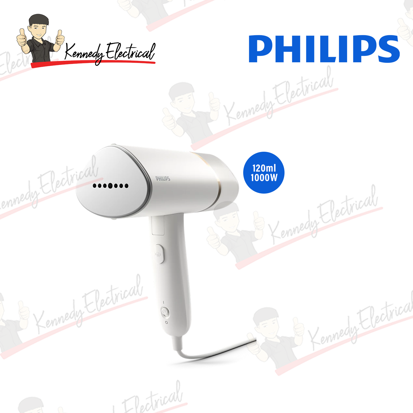 Philips Handheld Garment Steamer (1000W) Foldable Steamer STH3020/16