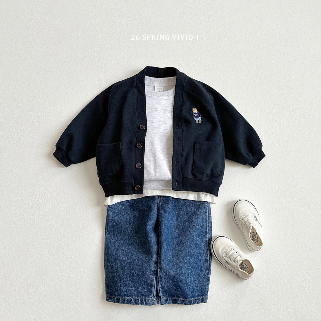 部分現貨🌸預訂 韓國直送🌸🇰🇷VIVIDI三色日常寬鬆闊腳牛仔褲