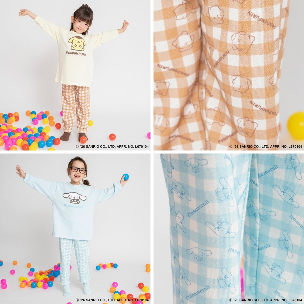 🆕【⭐訂購⭐】 🇯🇵日本直送🌀#Sanrio ❣️ #親子裝❣️長袖家居服［6款選］🌀[ELJA-0075]][261108]