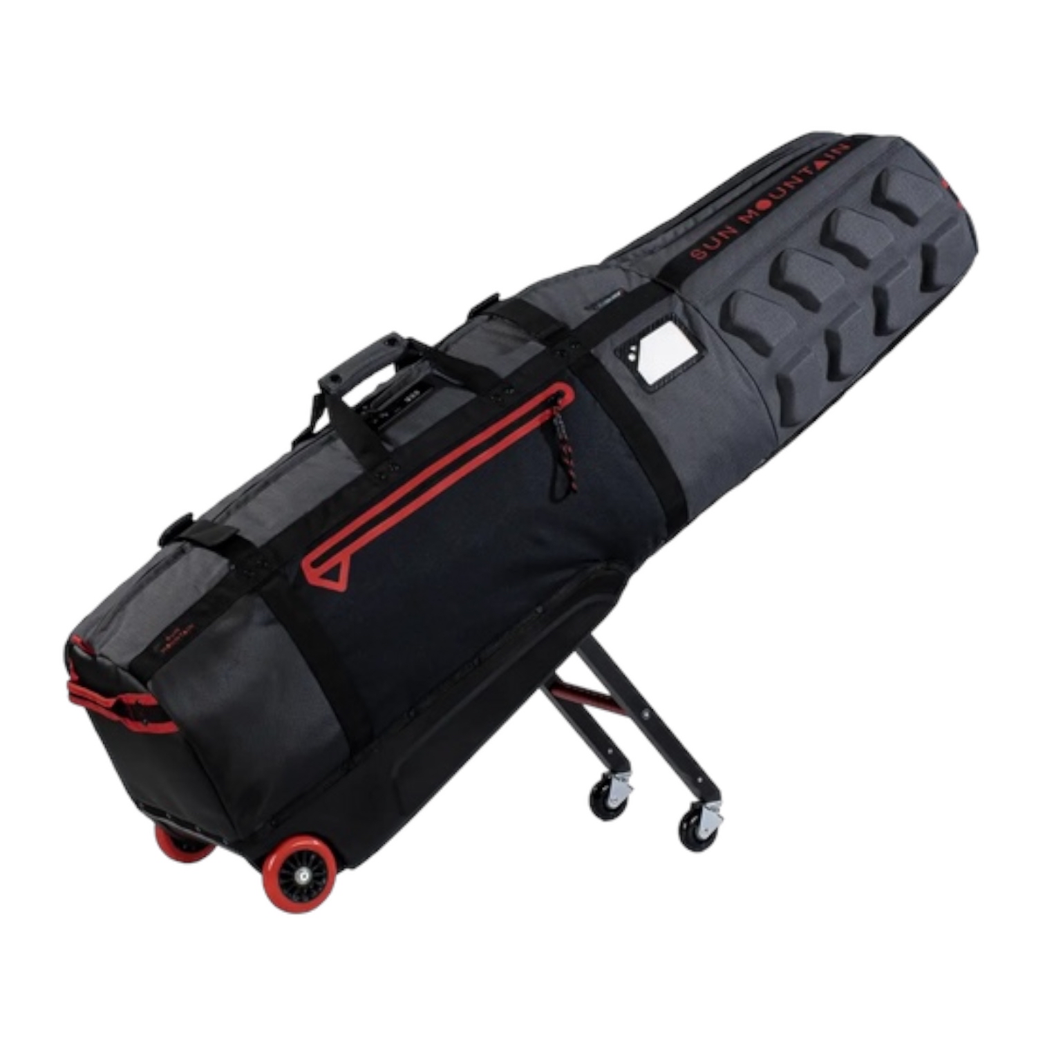 SUN MOUNTAIN CLUBGLIDER 3 Travel Bag 高級托運包- 鋼灰/黑/紅