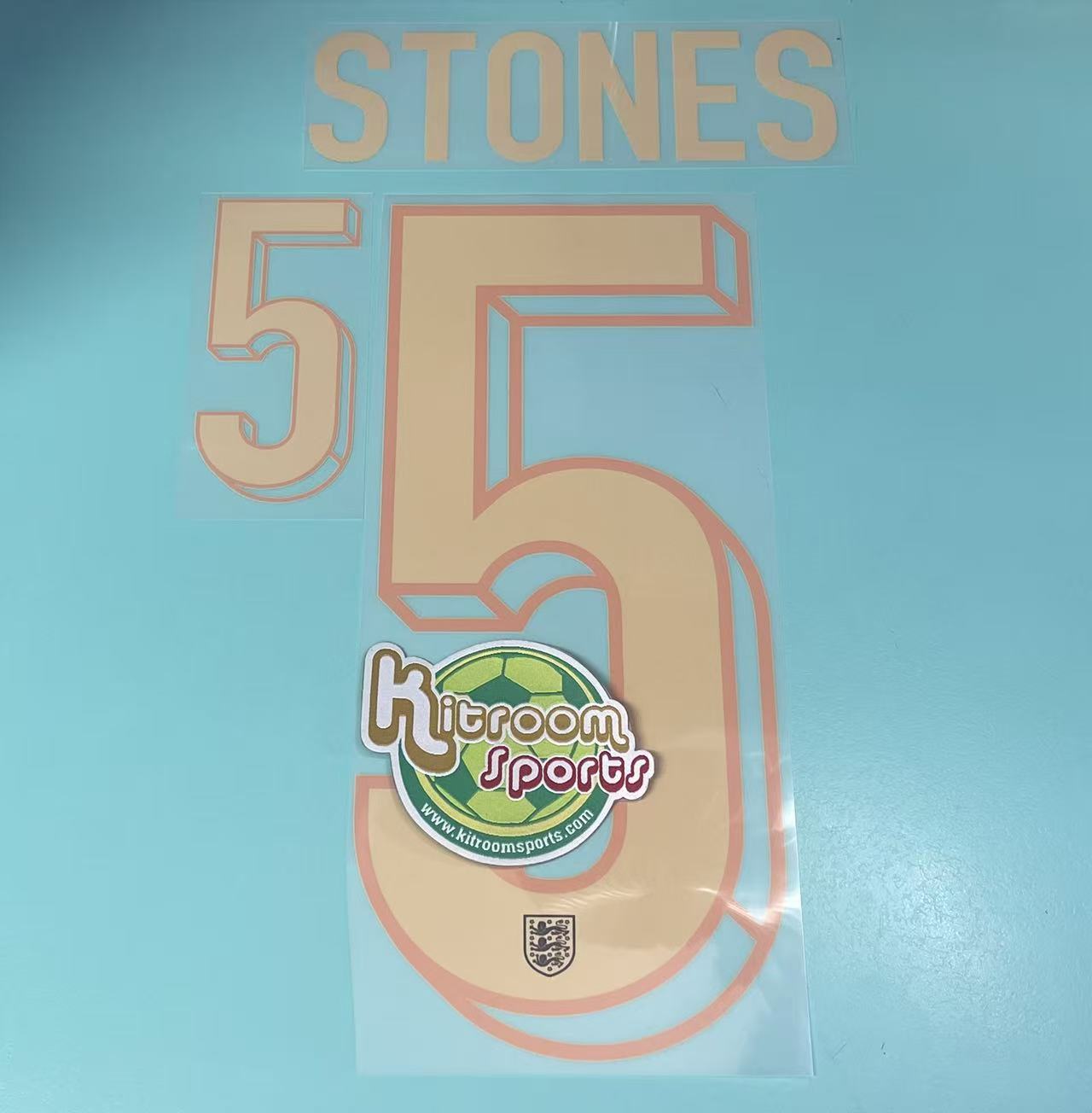 2024 England Away Nameset #5 STONES