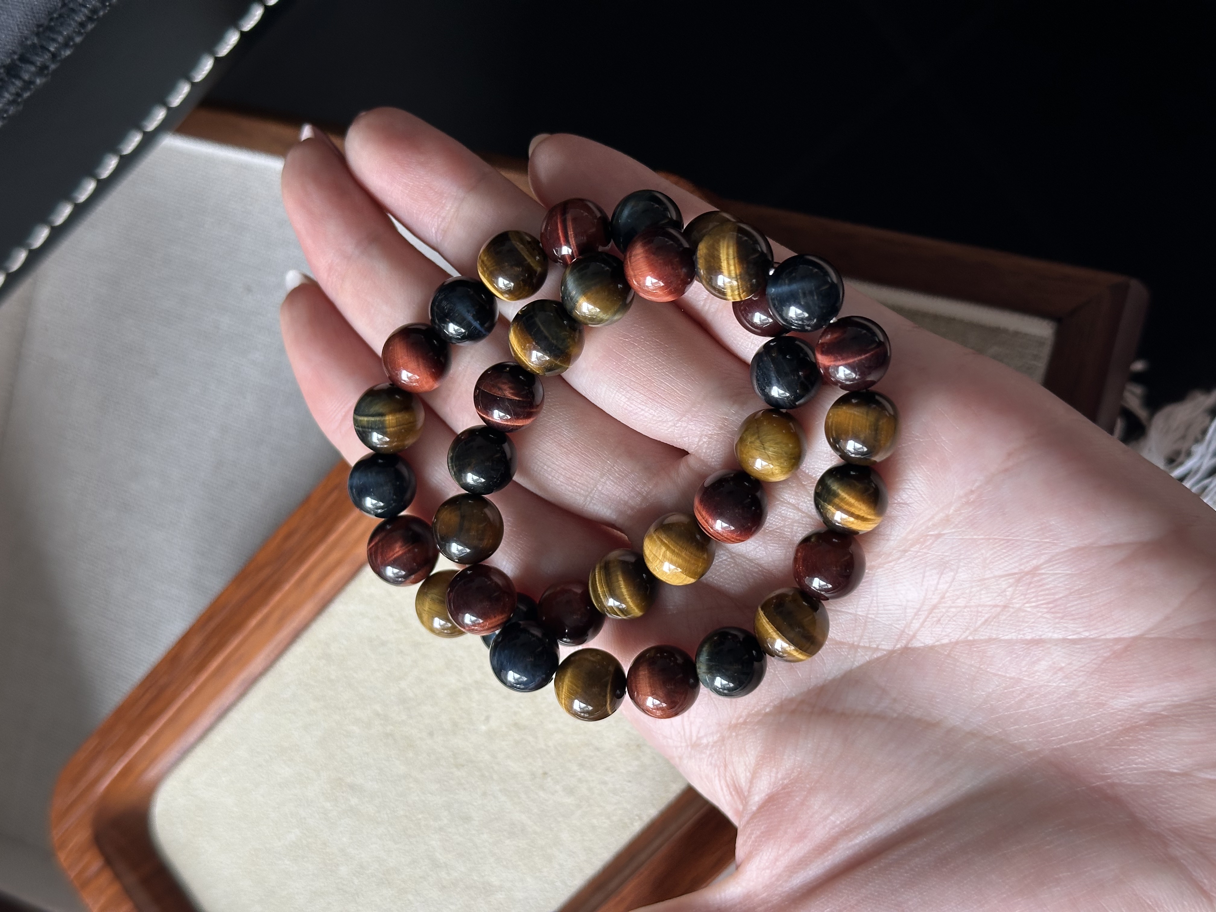 闪电彩虎眼 ｜ Mix Tiger‘s Eye 10mm