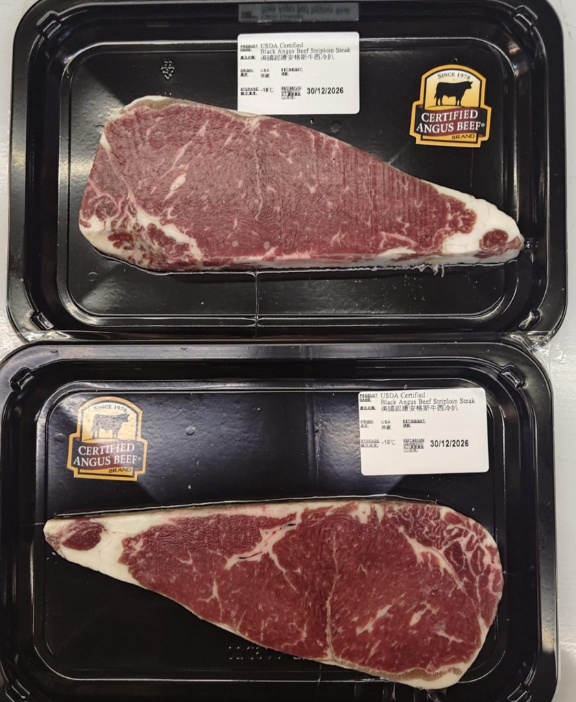 西冷牛扒 每塊約重200-220g