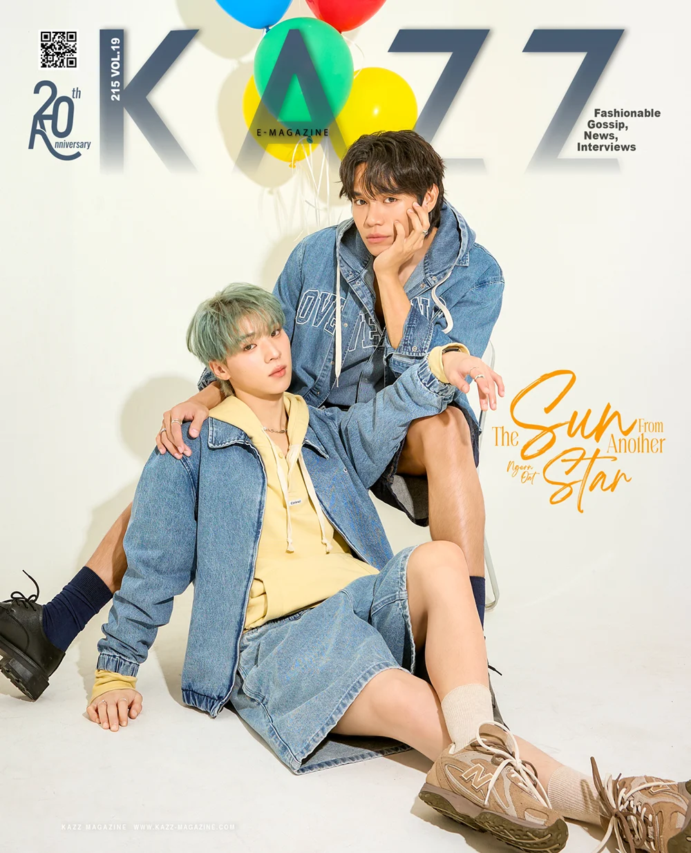 預購 | NgernOat BeverTonliew- KAZZ 215 FOUREVER YOU 封面 泰國雜誌