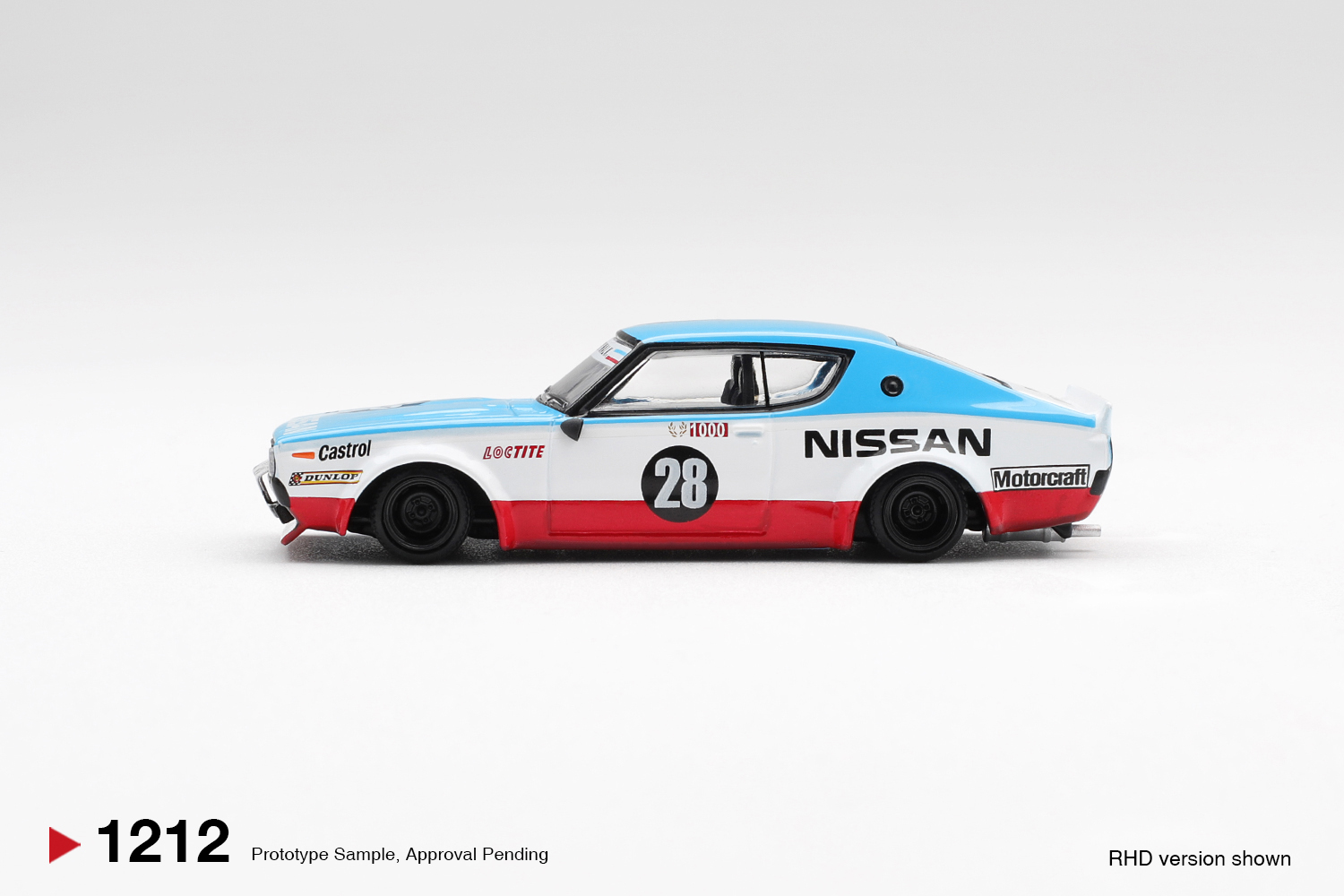 Mini GT 1/64 Nissan Skyline Kenmeri Liberty Walk Nissan Racing '75 concept - MGT01212-R