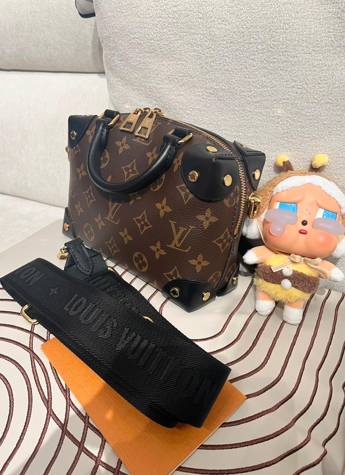 LV Petite Malle Souple M45571 100%Authentic, 98%New ✅專門店收據✅Strap✅dust bag✅Box