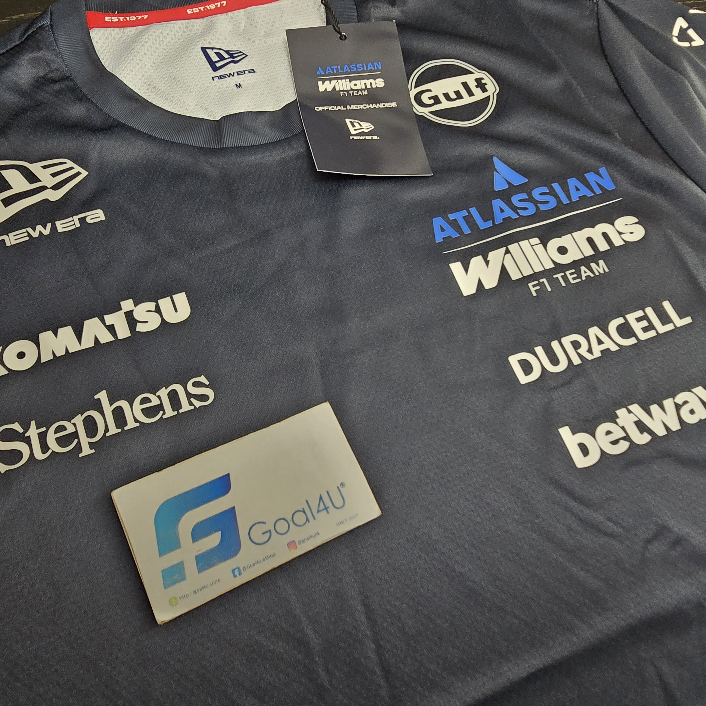 F1 Williams 威廉士車隊 2026 Carlos Sainz Team Tech Tee 60941838