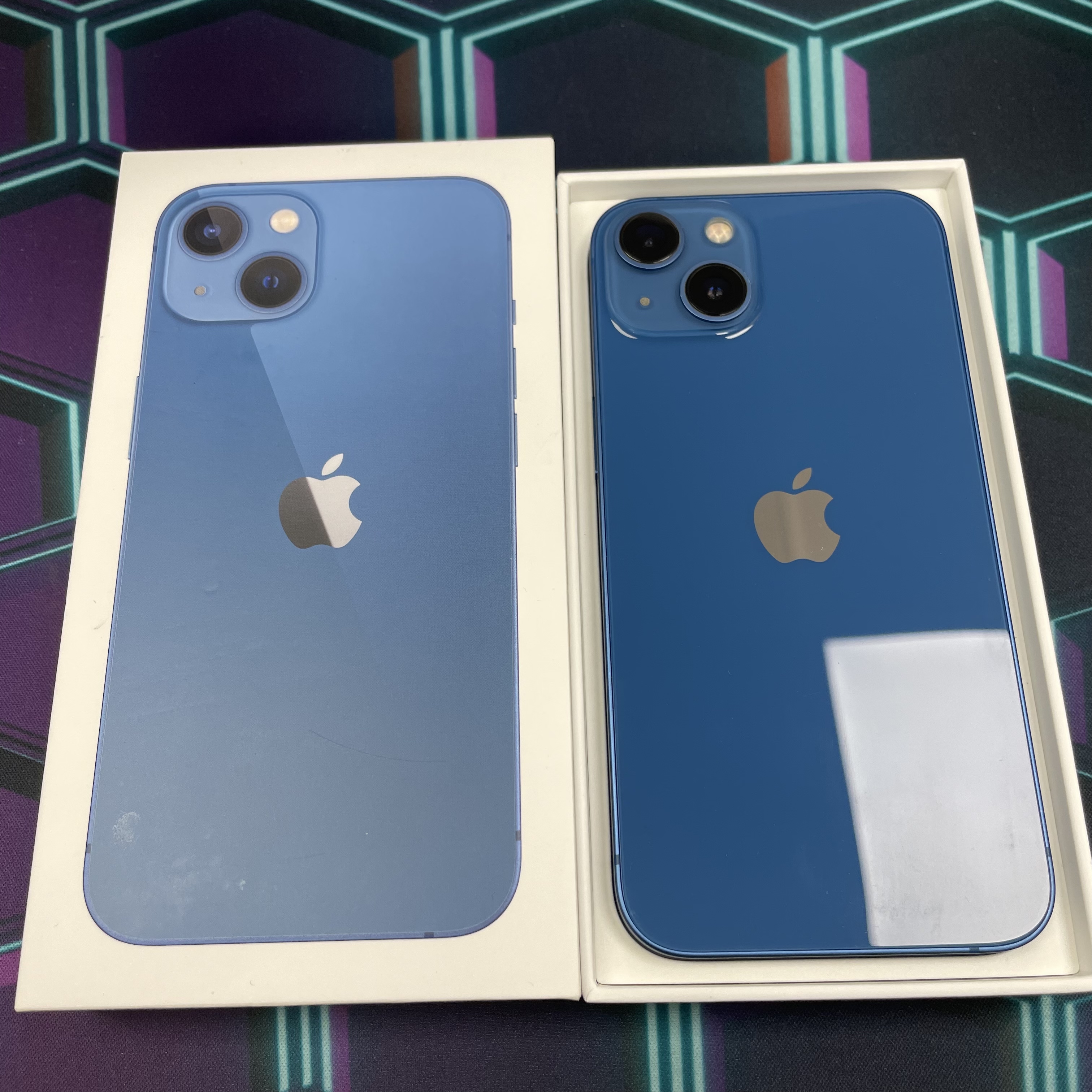 *6481 13 勁靚機 128GB 電77 藍色 blue