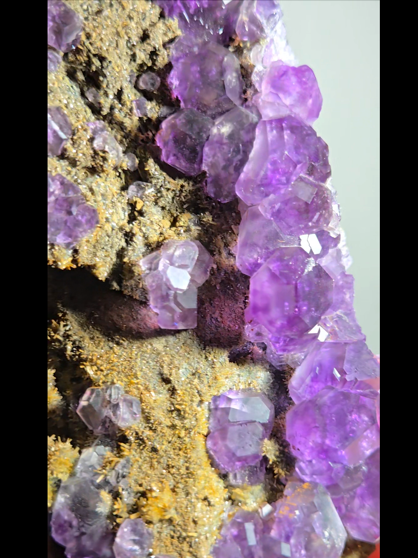 Tanzanite fluorite with perfect dodecahedrons - FL360