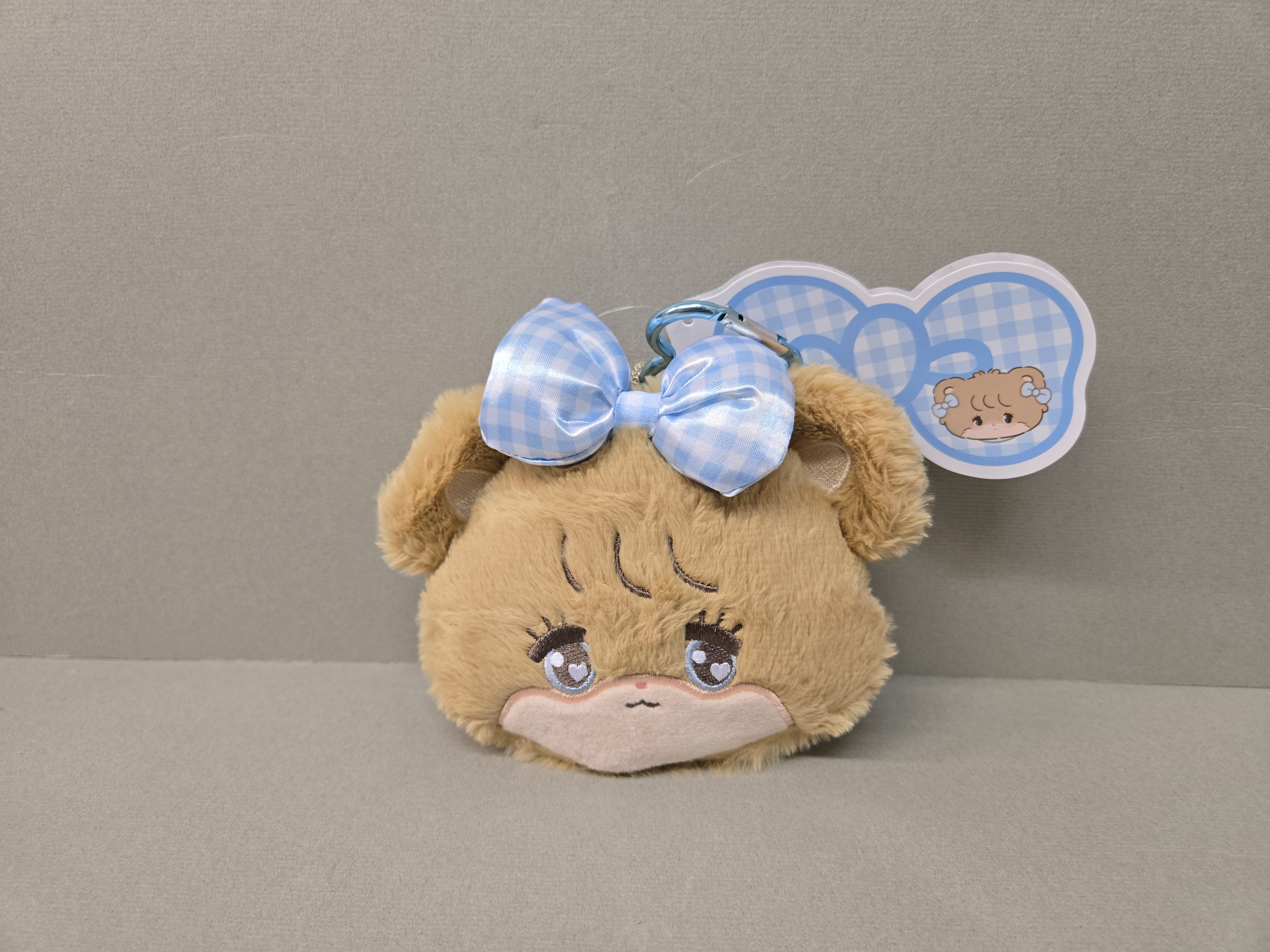 啡色熊仔袋仔掛飾