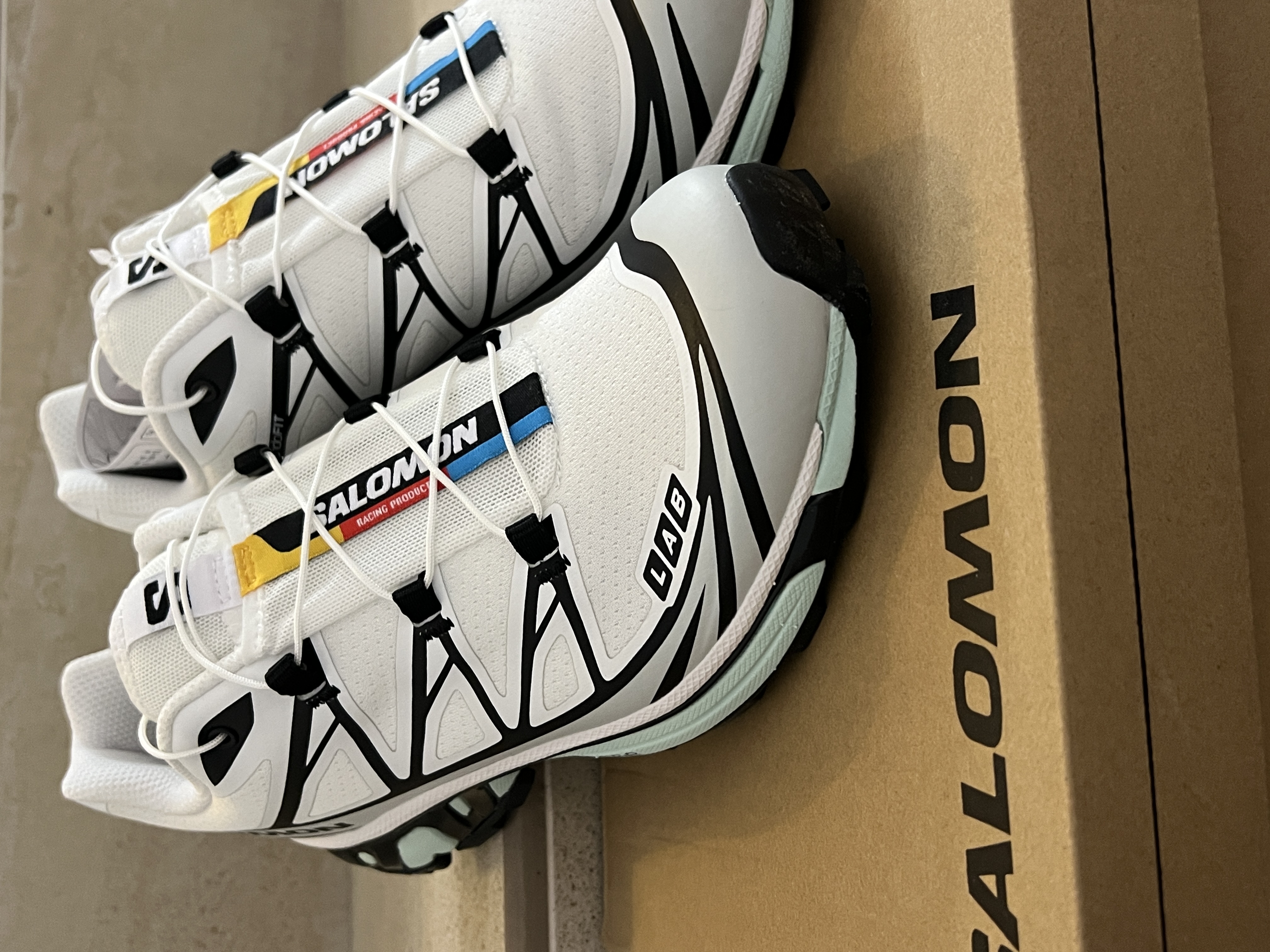 Salomon XT6 White Lunar Rock Icy 413173 