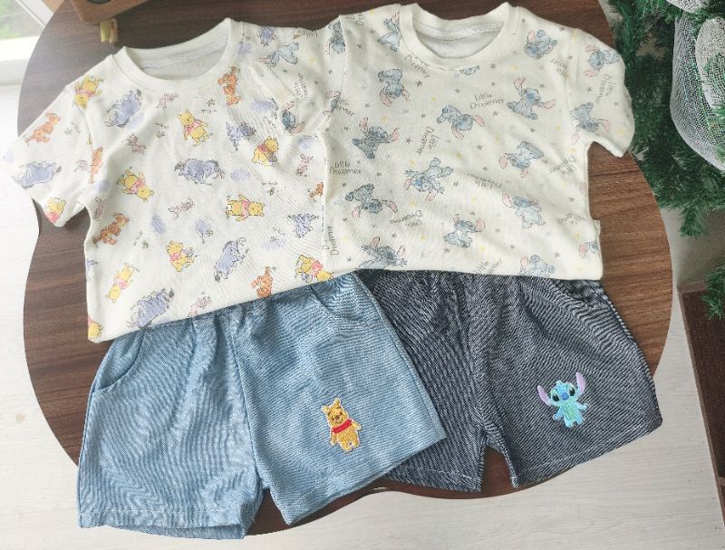 預訂款～小熊維尼/史迪仔短袖套裝（只供已預訂之客人付款）