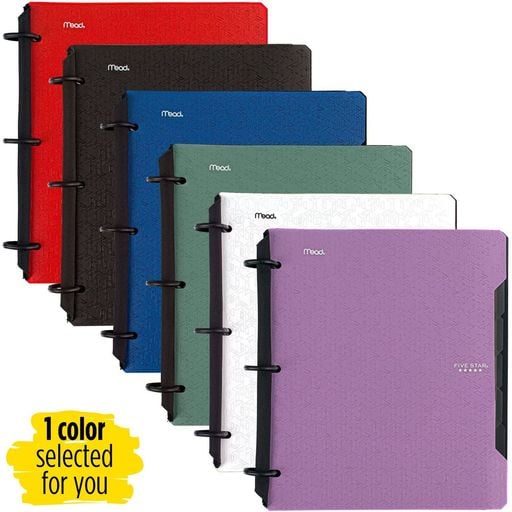 Five Star Flex Hybrid NoteBinder , 1 Inch Binder, Notebook and Binder ...