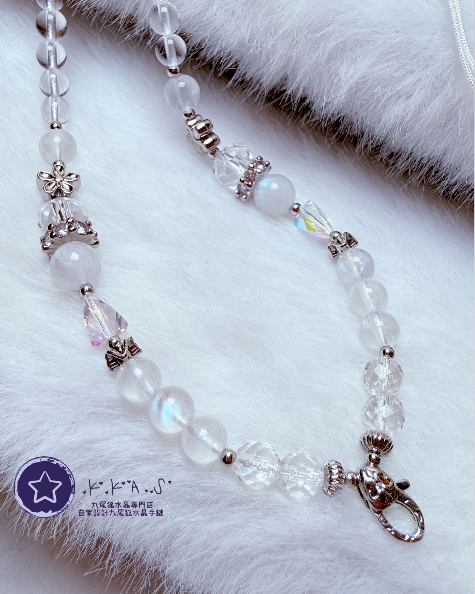 K00084 月亮石 - 特價頸鏈